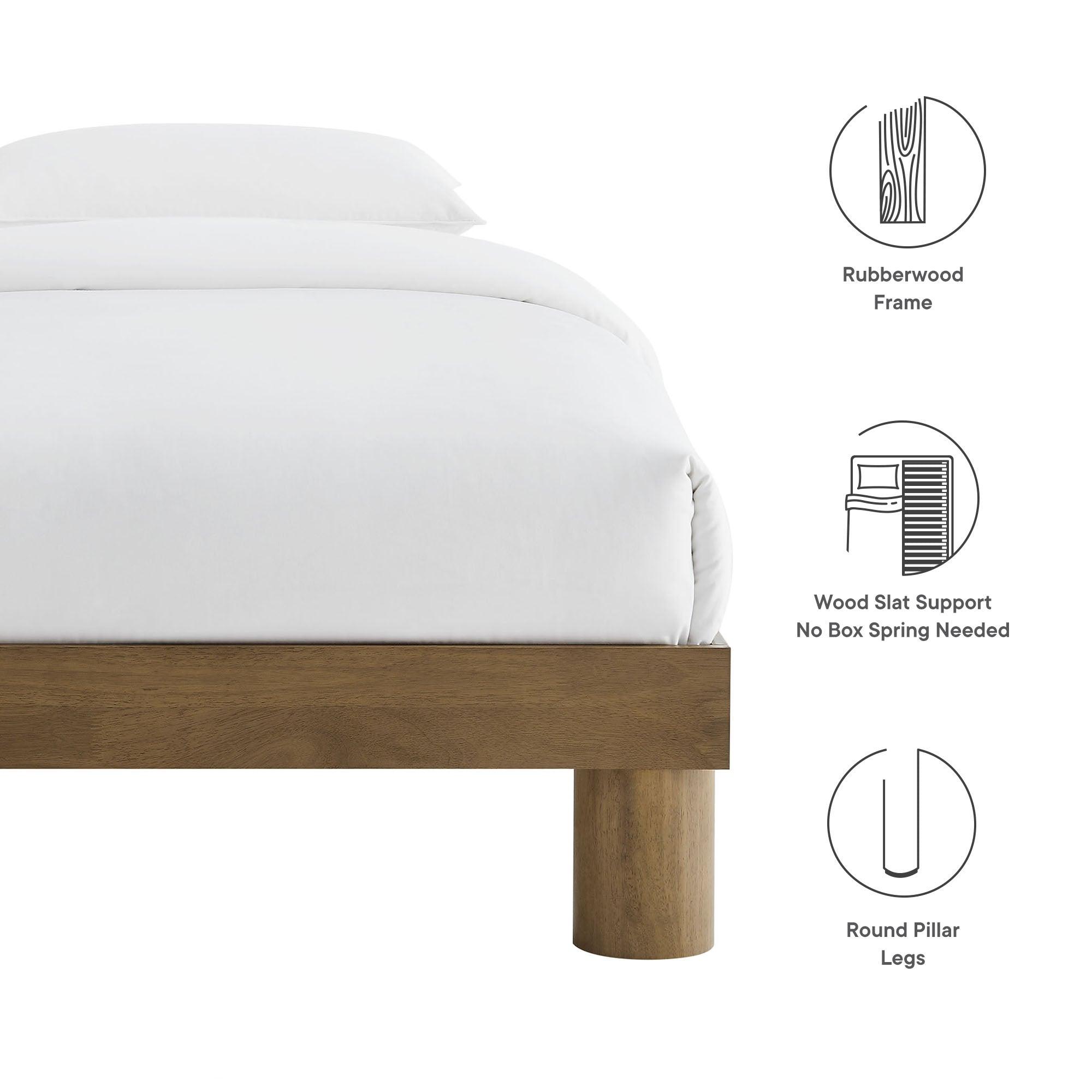 Runa Wood Platform Bed