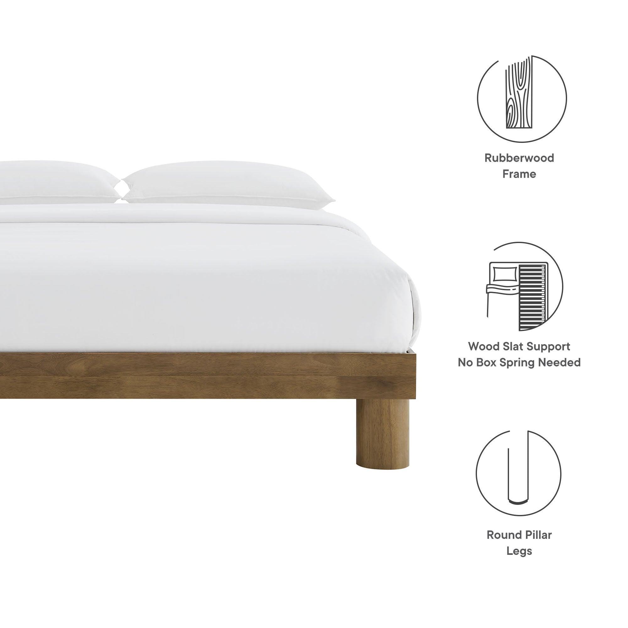 Runa Wood Platform Bed