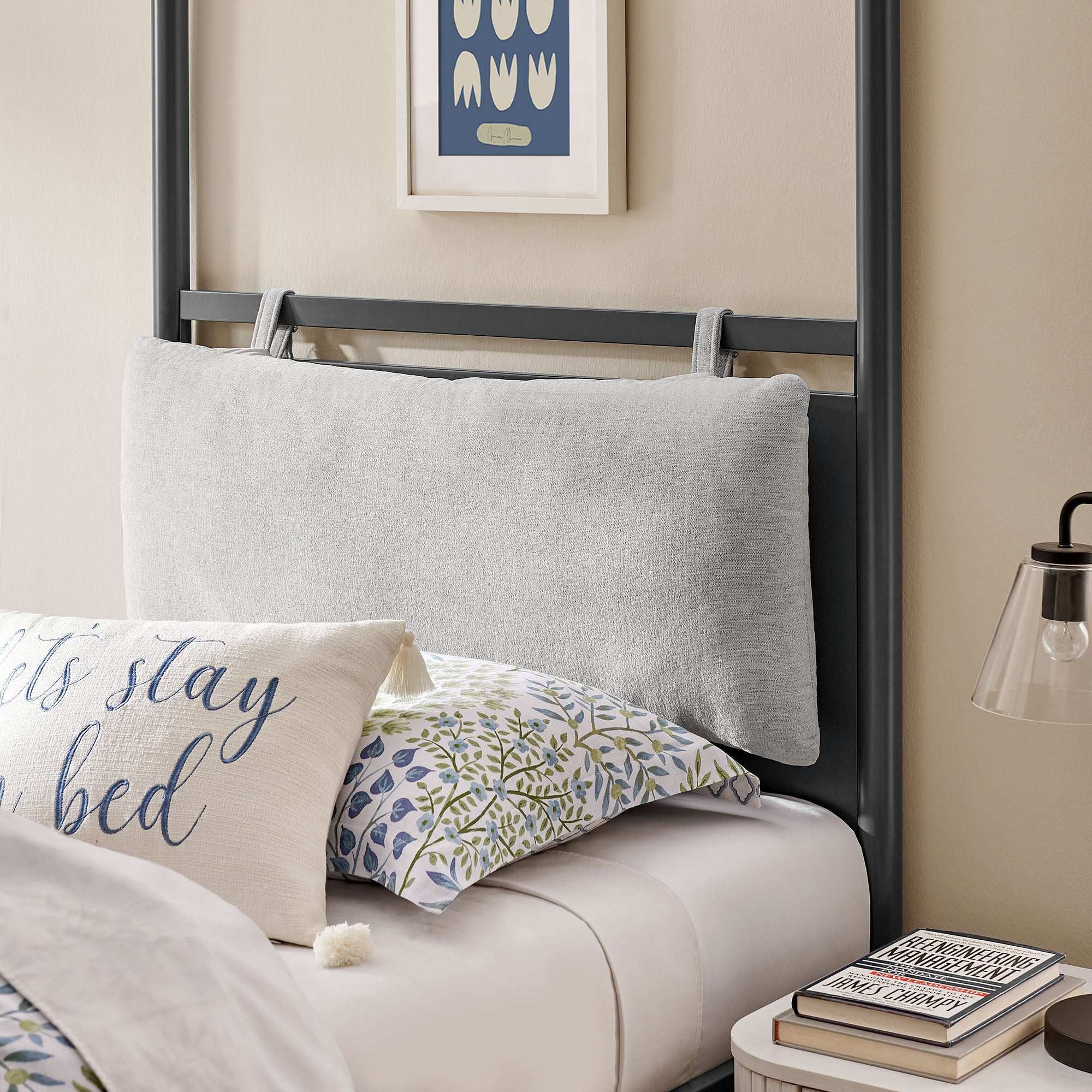 Marlowe 4-Poster Canopy Metal Platform Bed