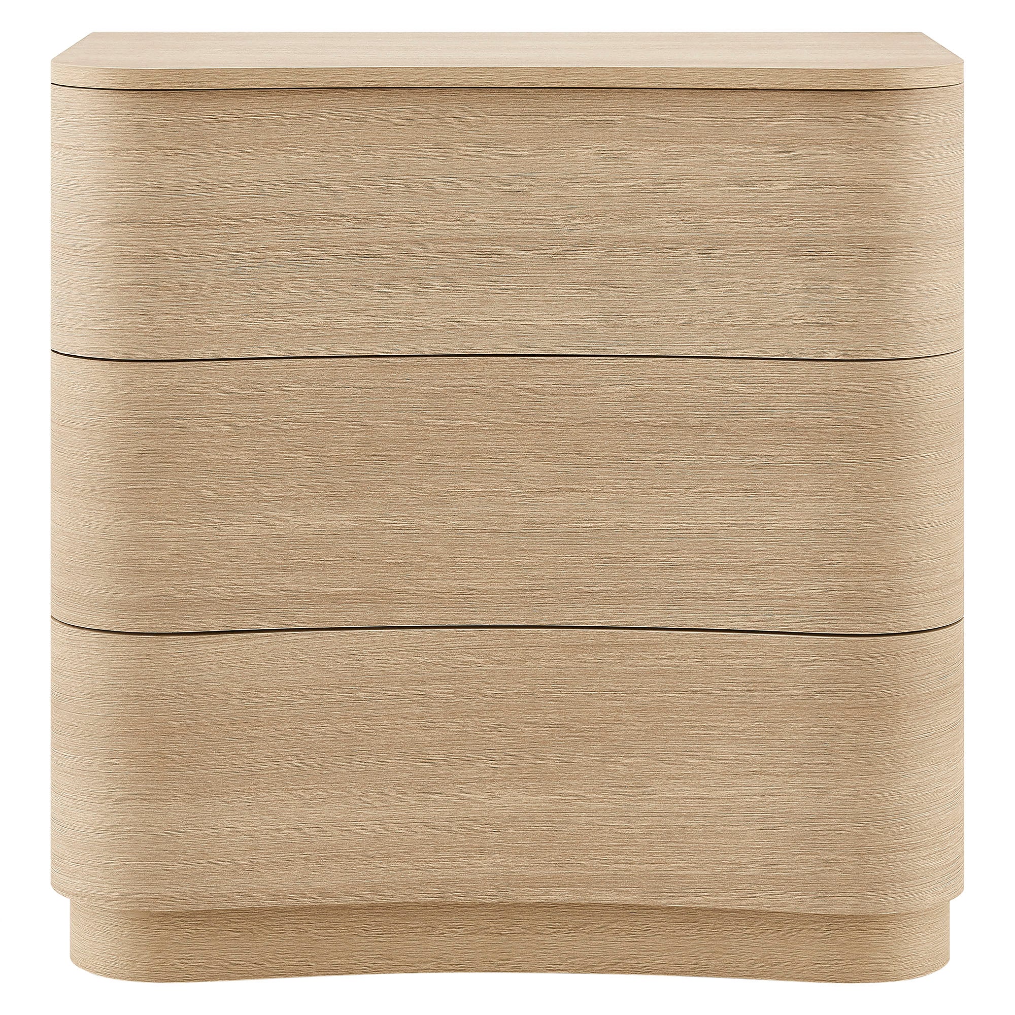 Mirae 3-Drawer Curved Compact Dresser