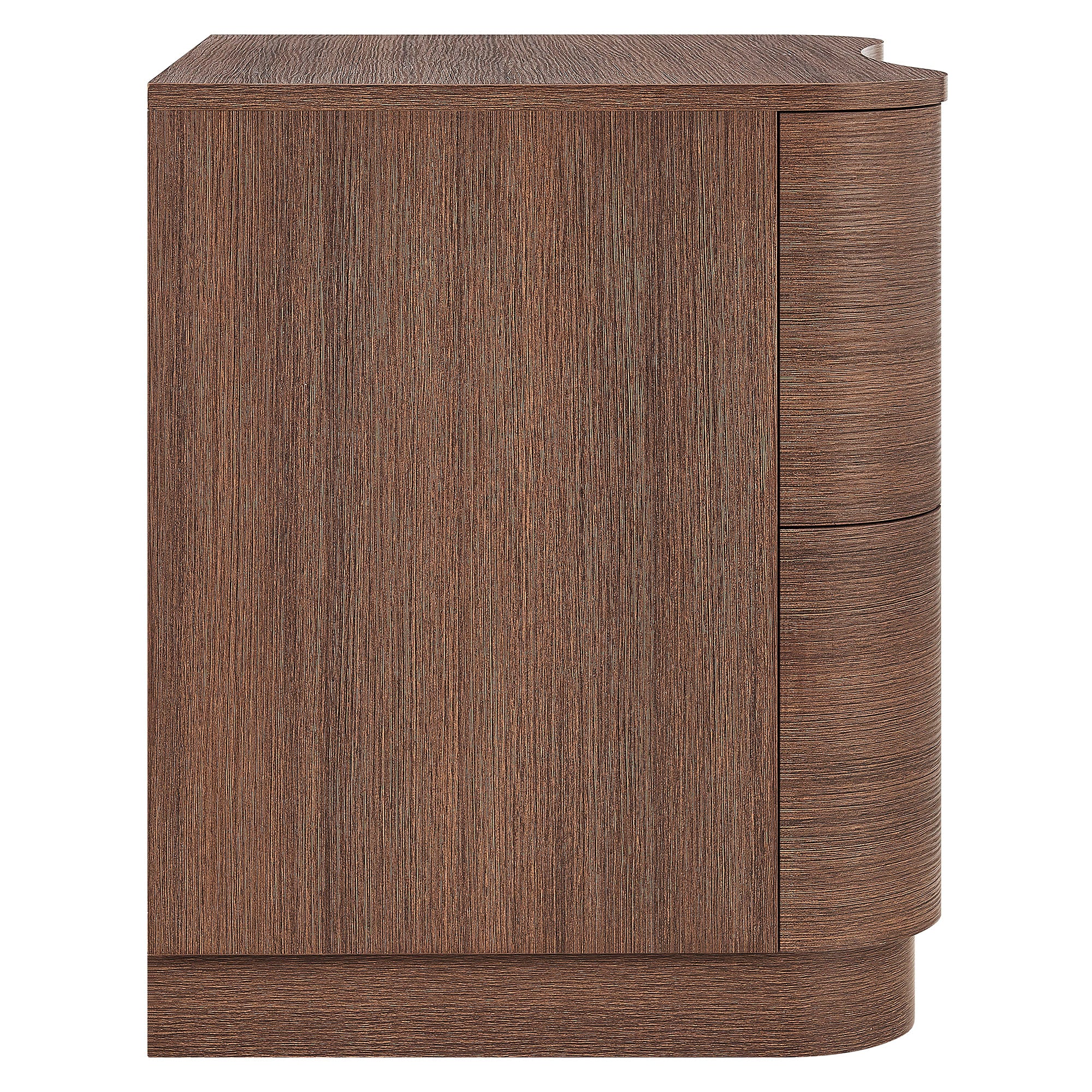 Mirae 2-Drawer Curved Nightstand