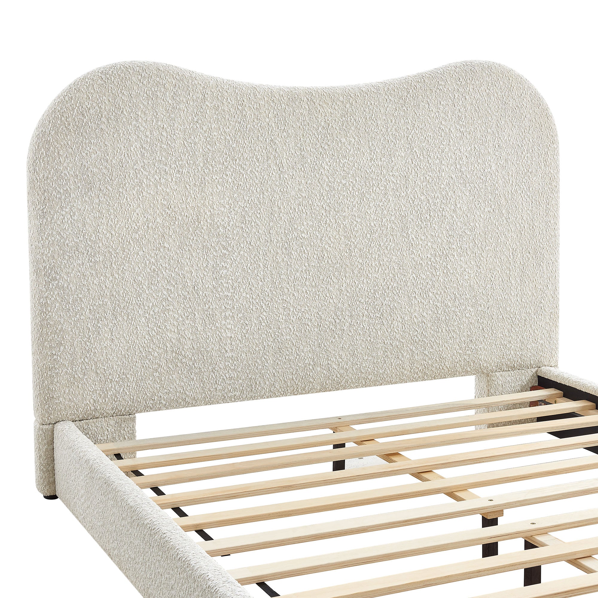 Seluna Boucle Platform Bed