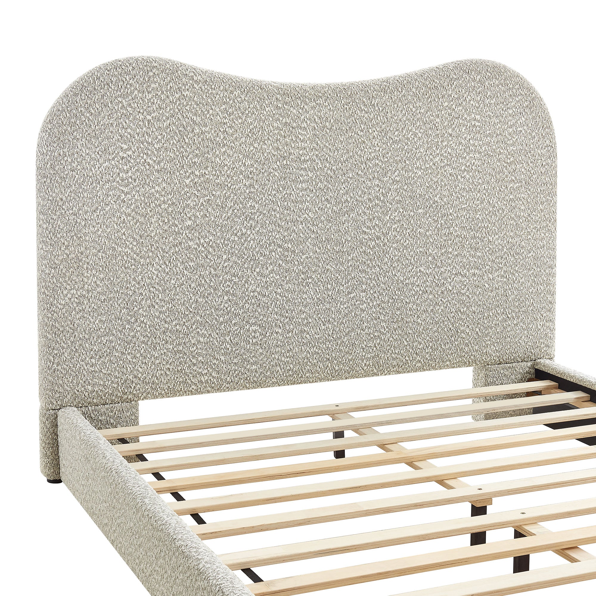 Seluna Boucle Platform Bed