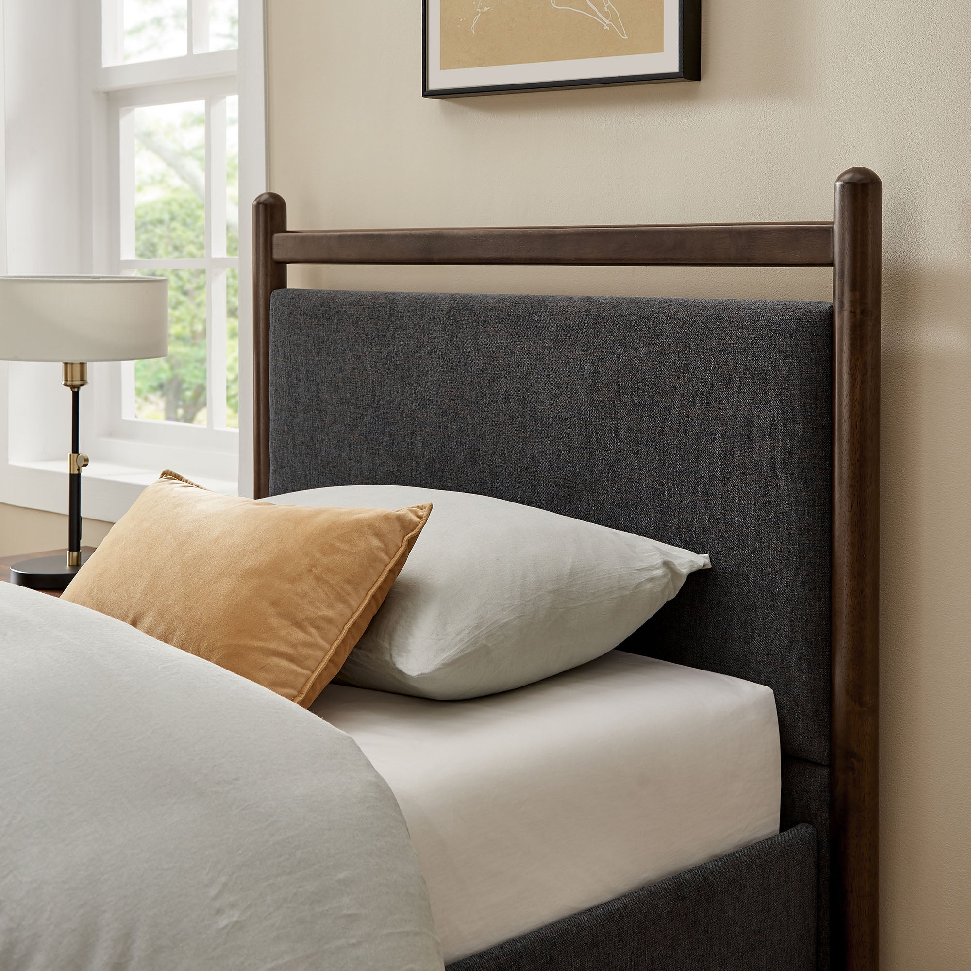 Ginny Size Platform Bed Frame