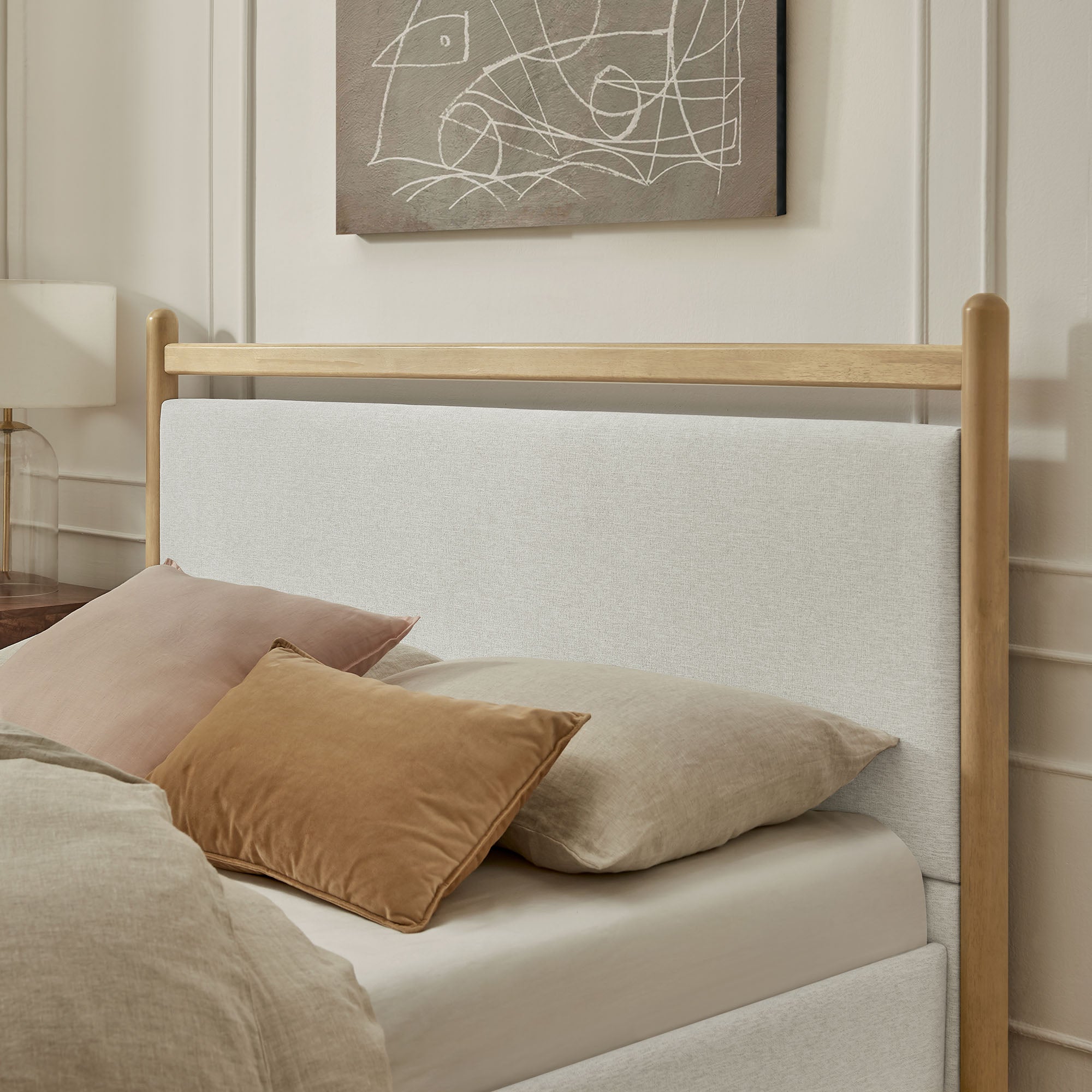 Ginny Size Platform Bed Frame