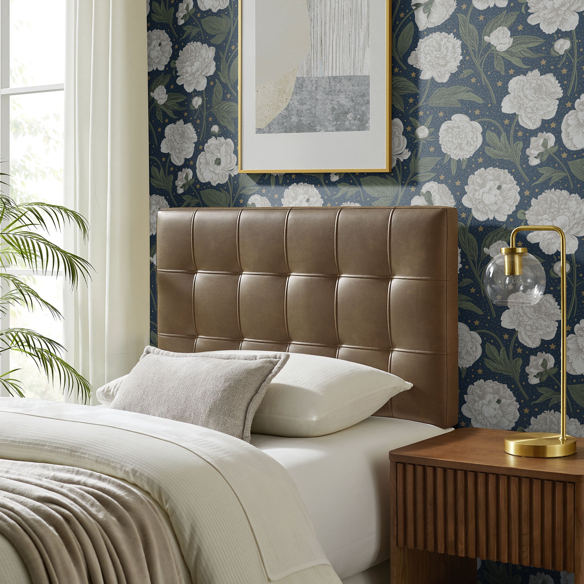 Lily Vegan Leather Size Headboard