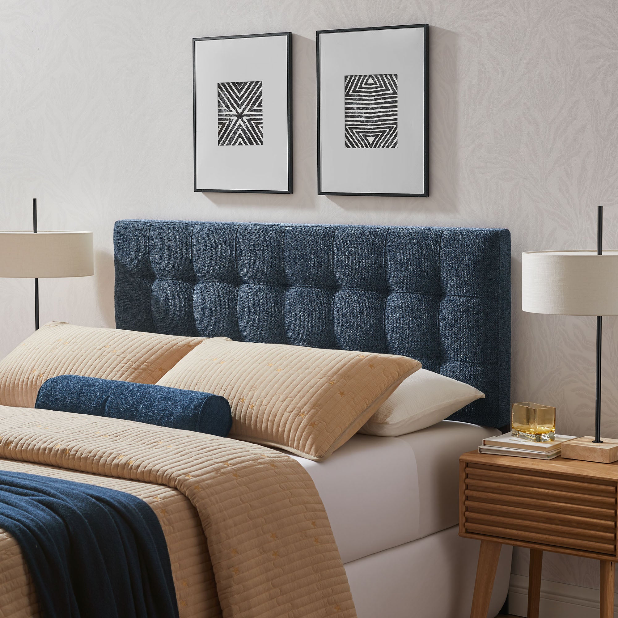 Lily Upholstered Size Headboard