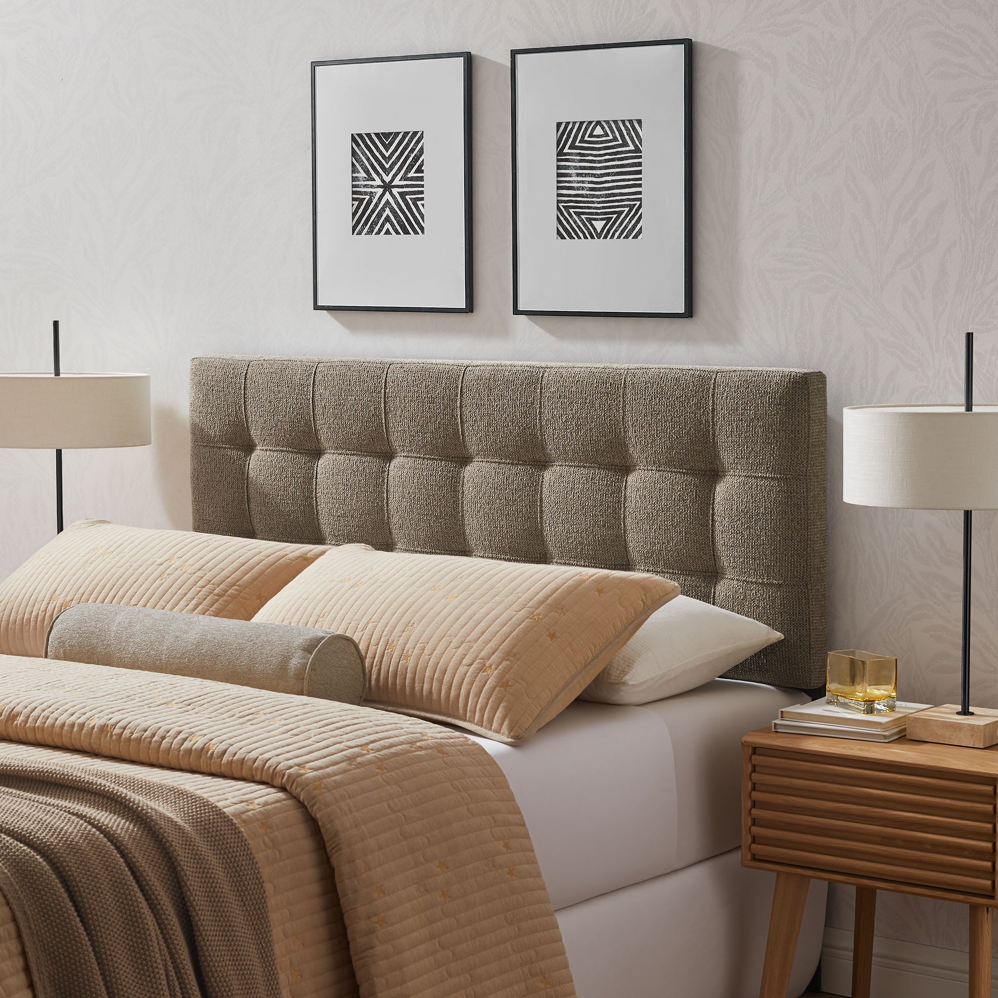 Lily Upholstered Size Headboard