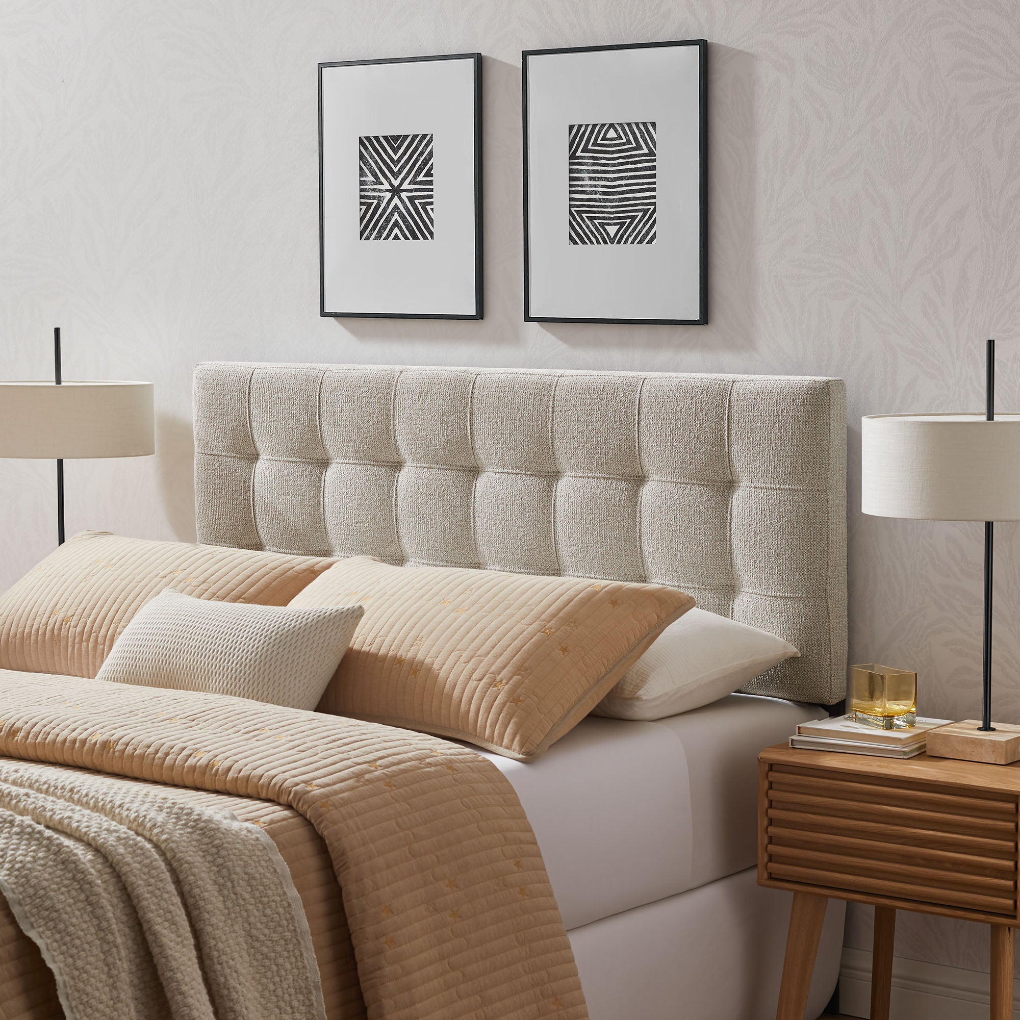 Lily Upholstered Size Headboard