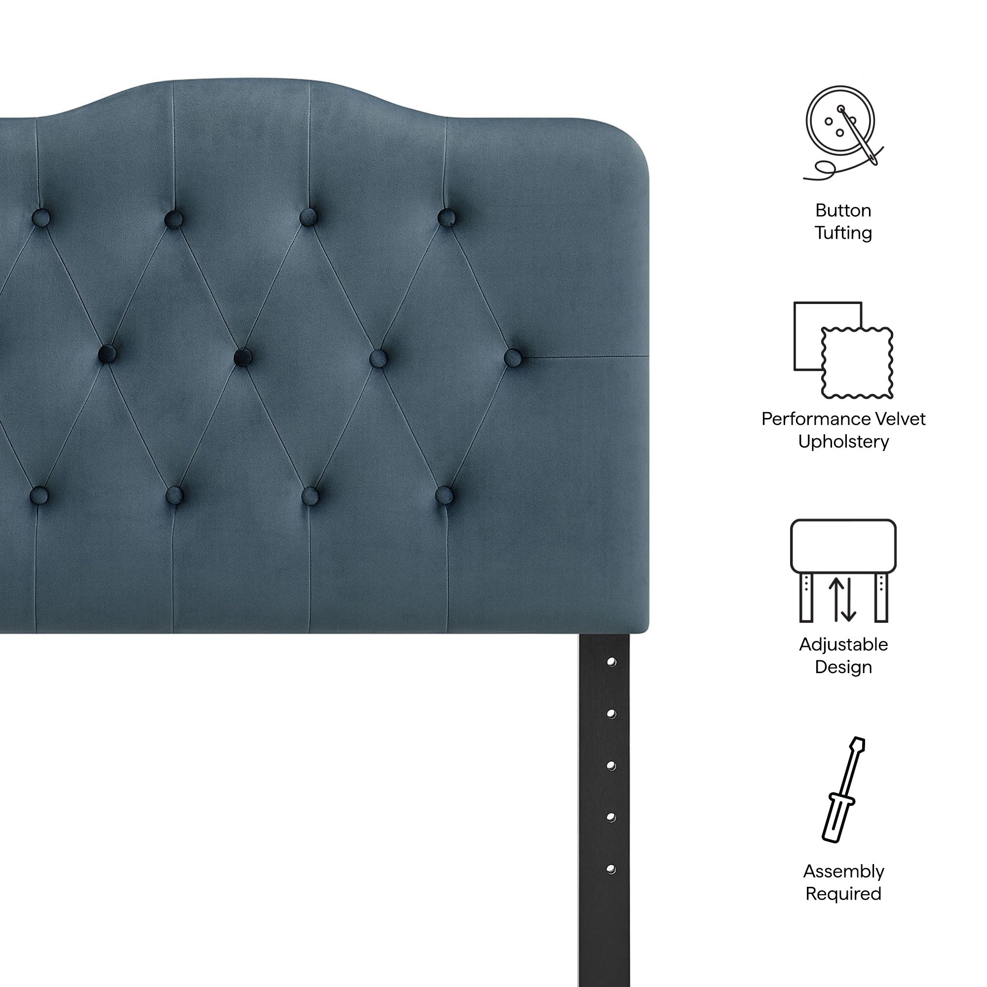 Annabel Stain-Resistant Performance Velvet Headboard