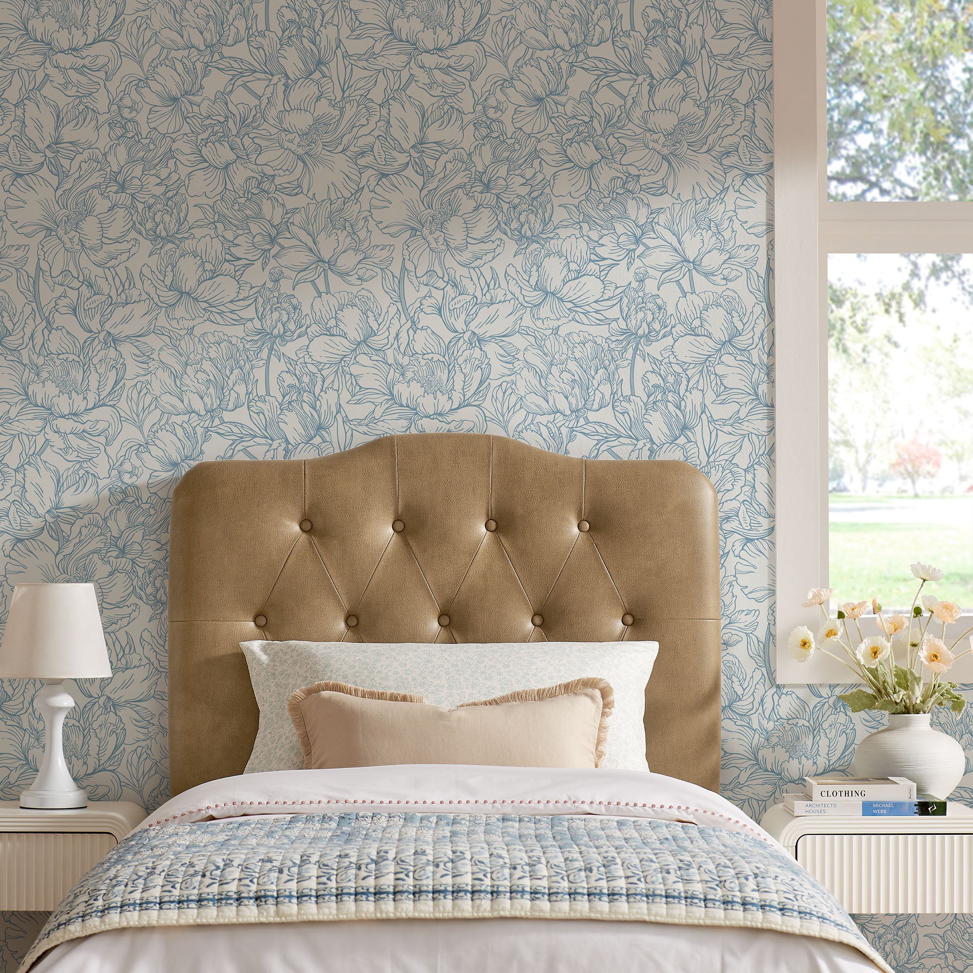 Annabel Faux Leather Headboard