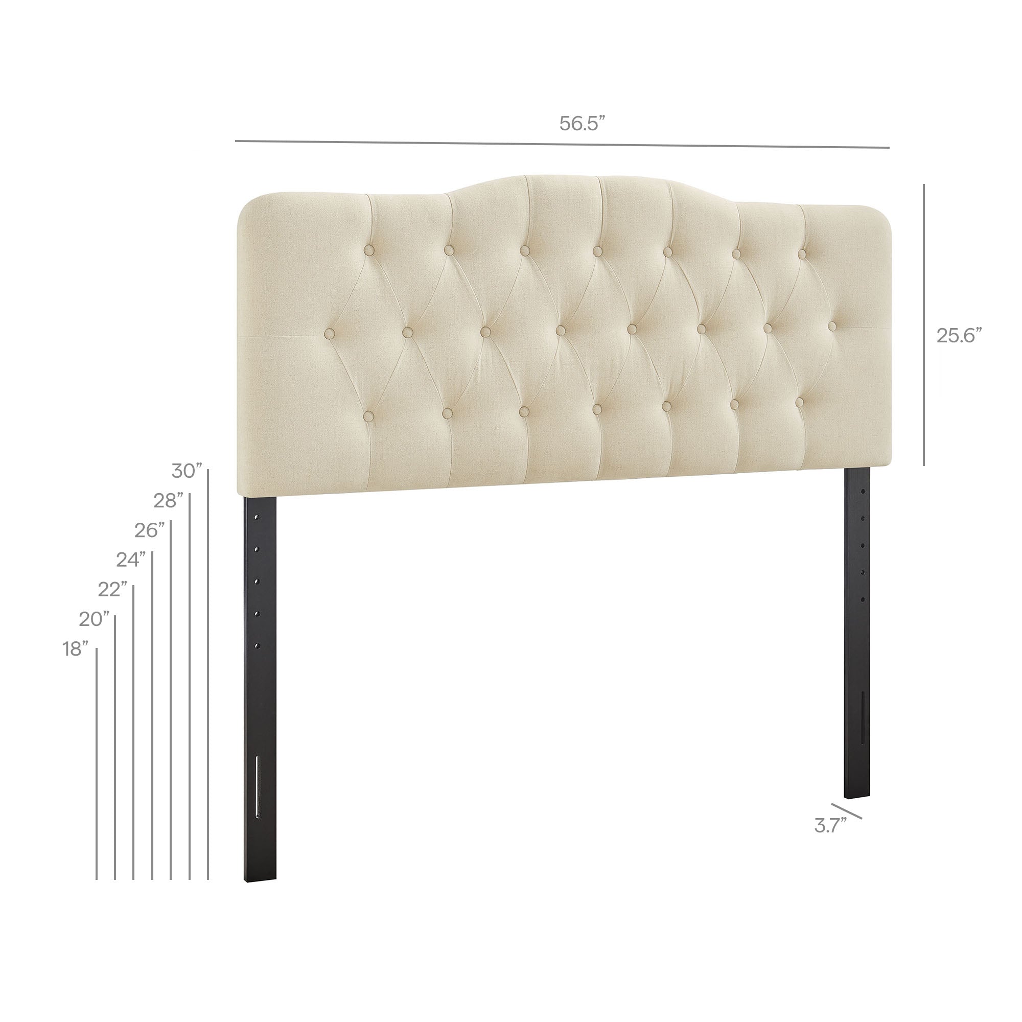 Annabel Premium Linen Blend Headboard