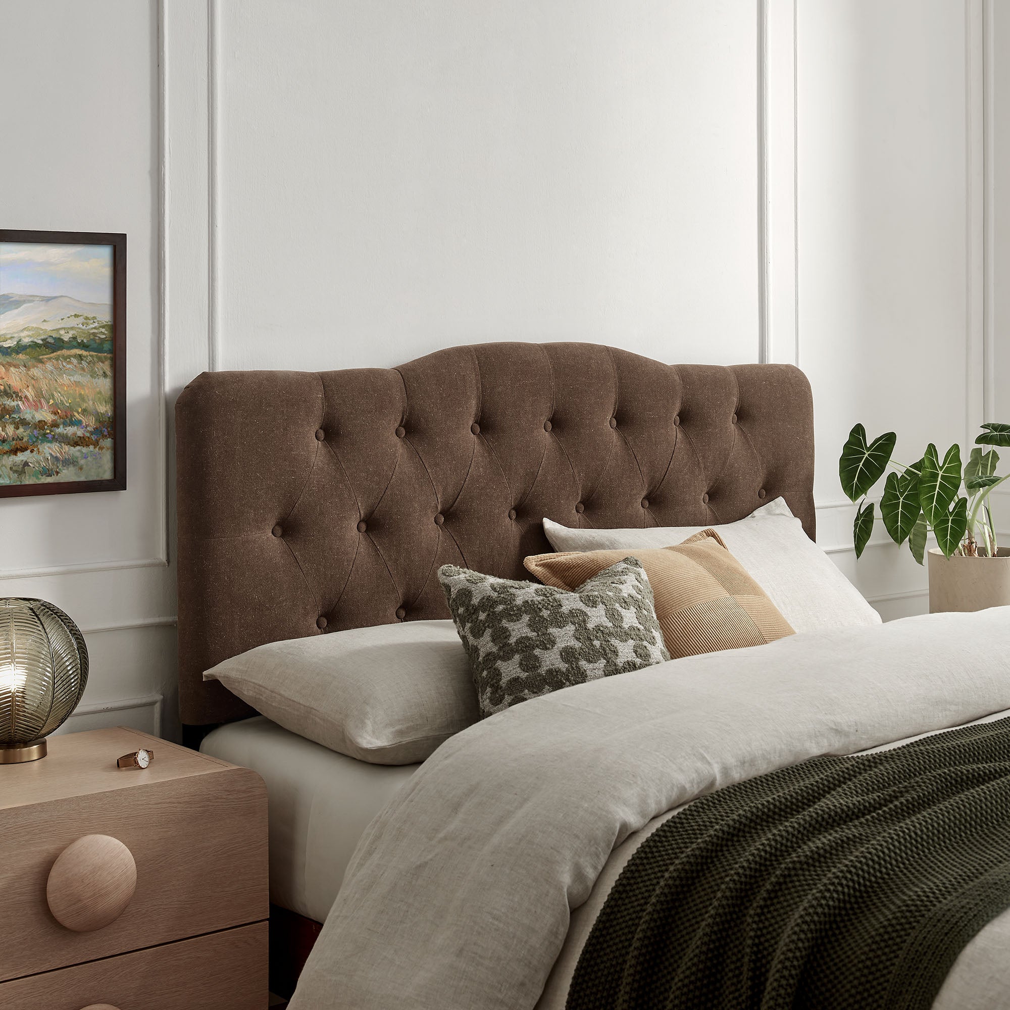 Annabel Premium Linen Blend Headboard