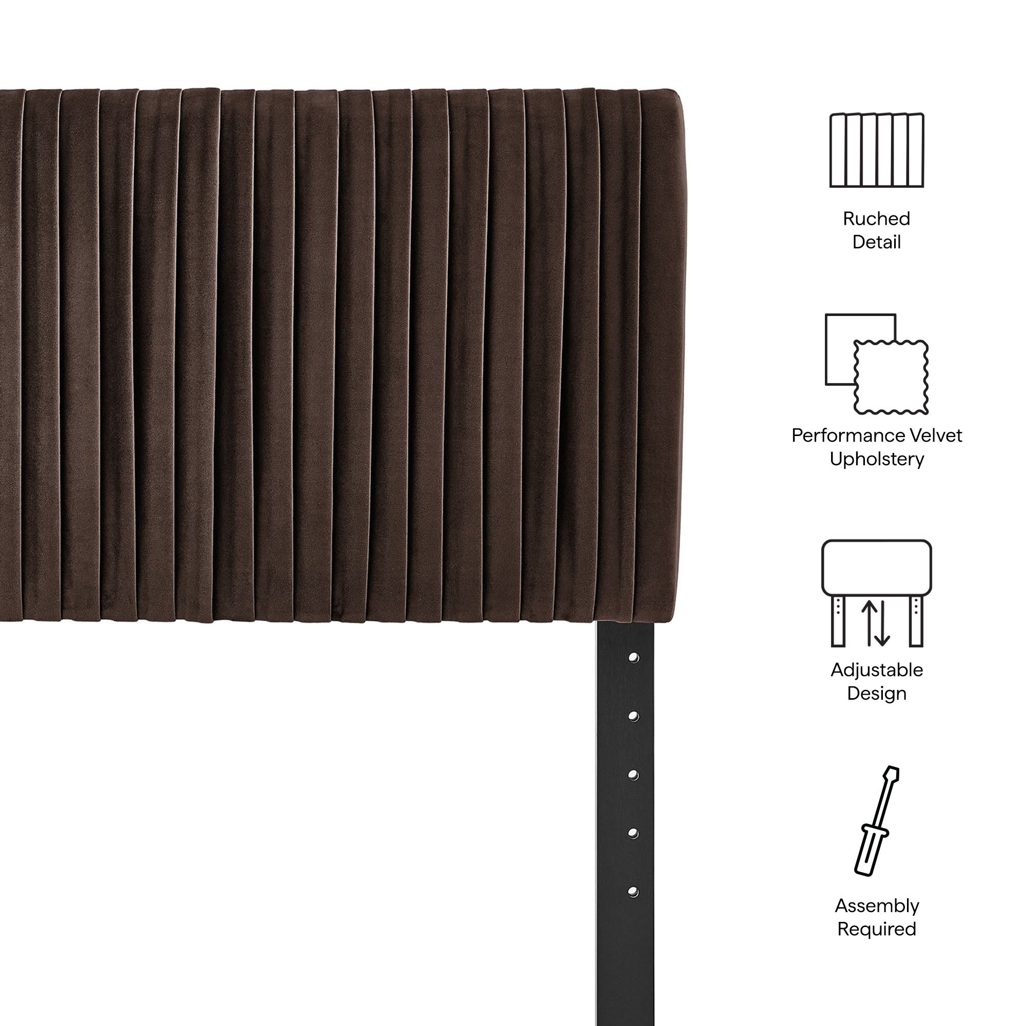 Eloise Stain-Resistant Performance Velvet Headboard