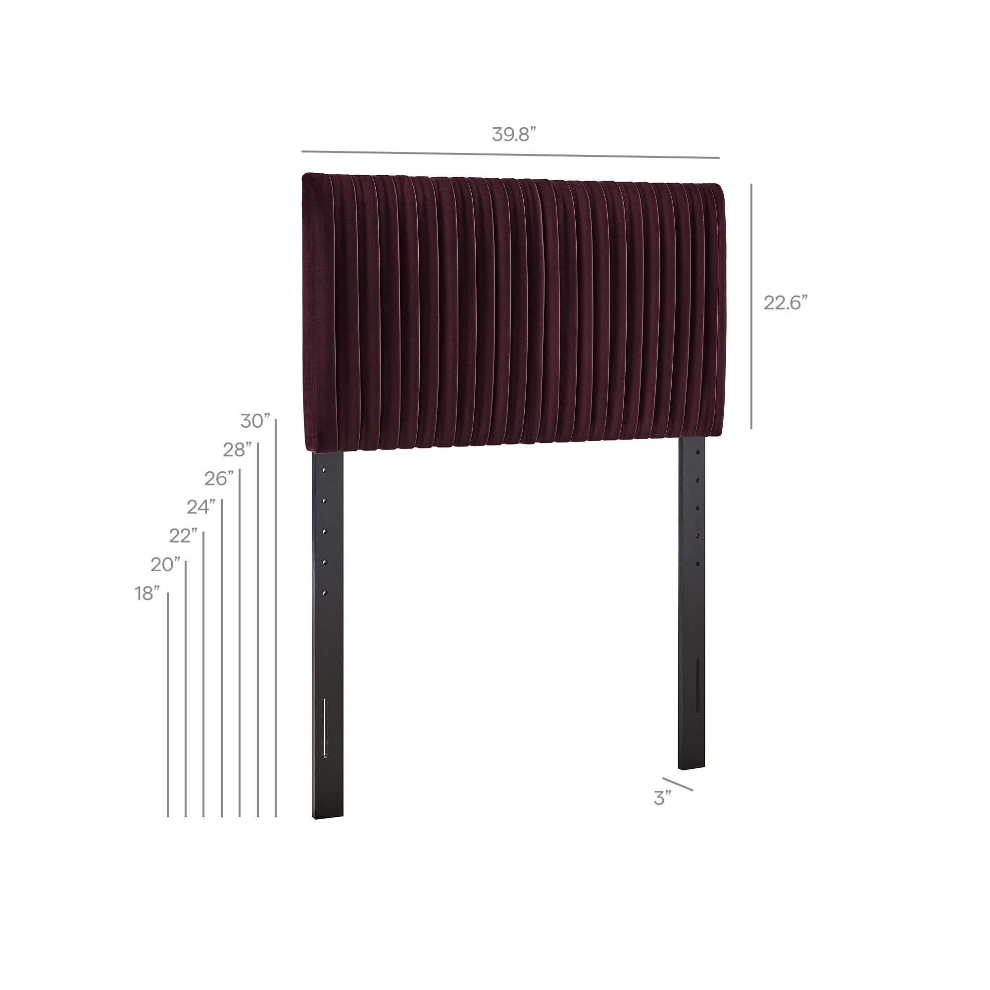 Eloise Stain-Resistant Performance Velvet Headboard