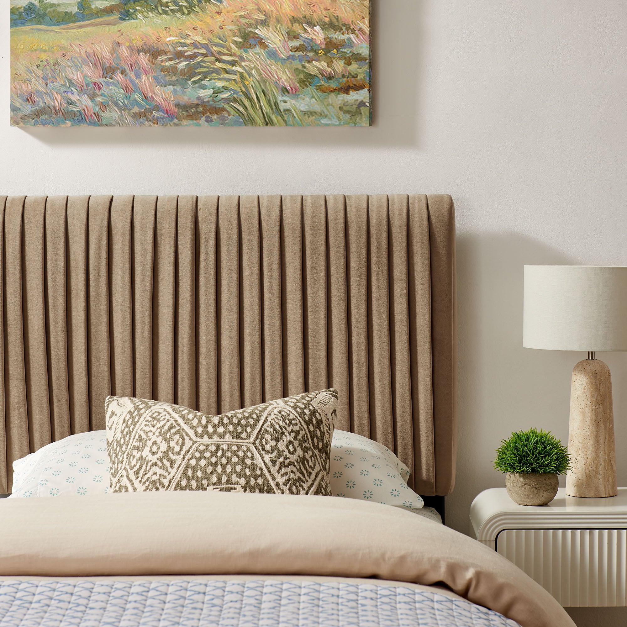 Eloise Stain-Resistant Performance Velvet Headboard