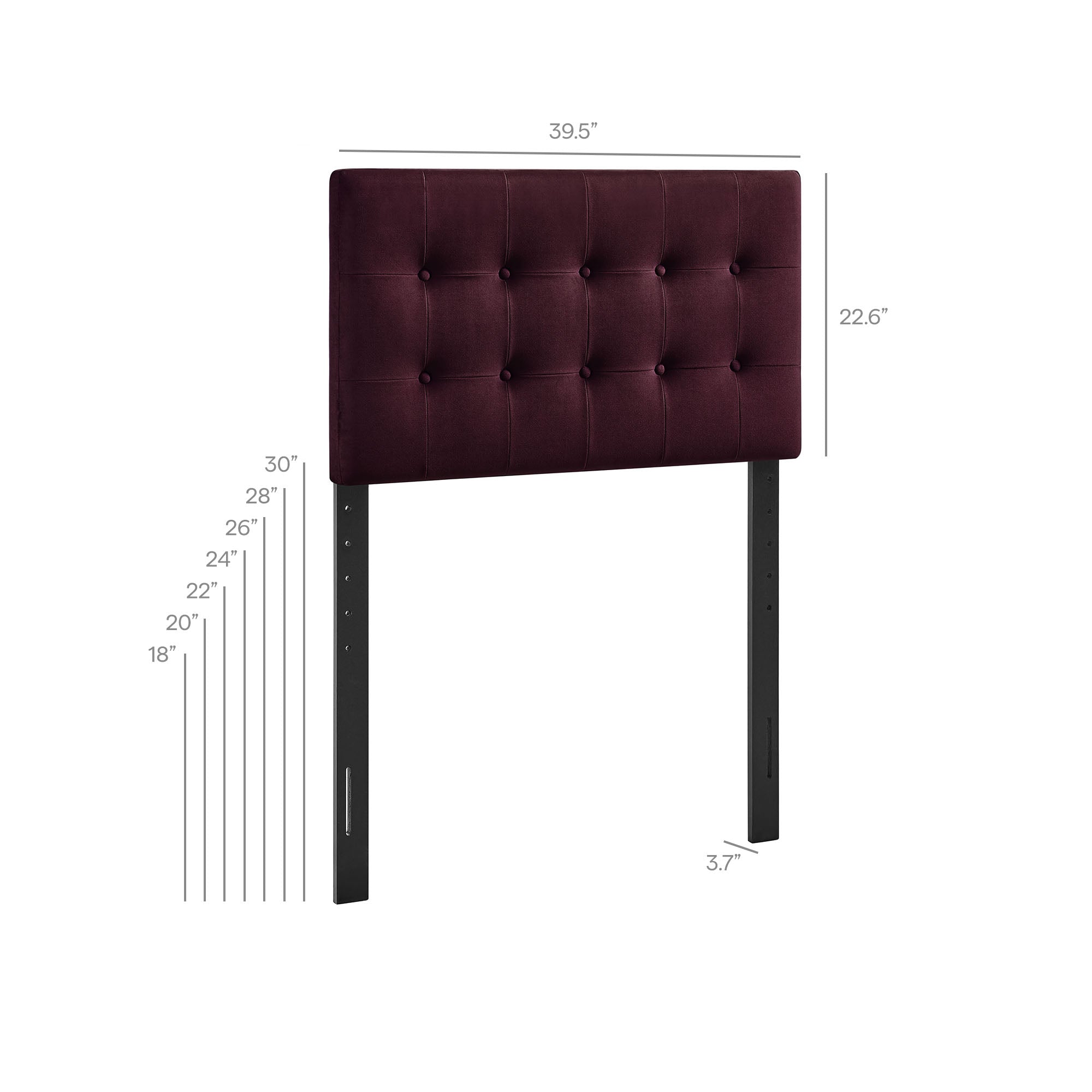 Emily Stain-Resistant Performance Velvet Headboard