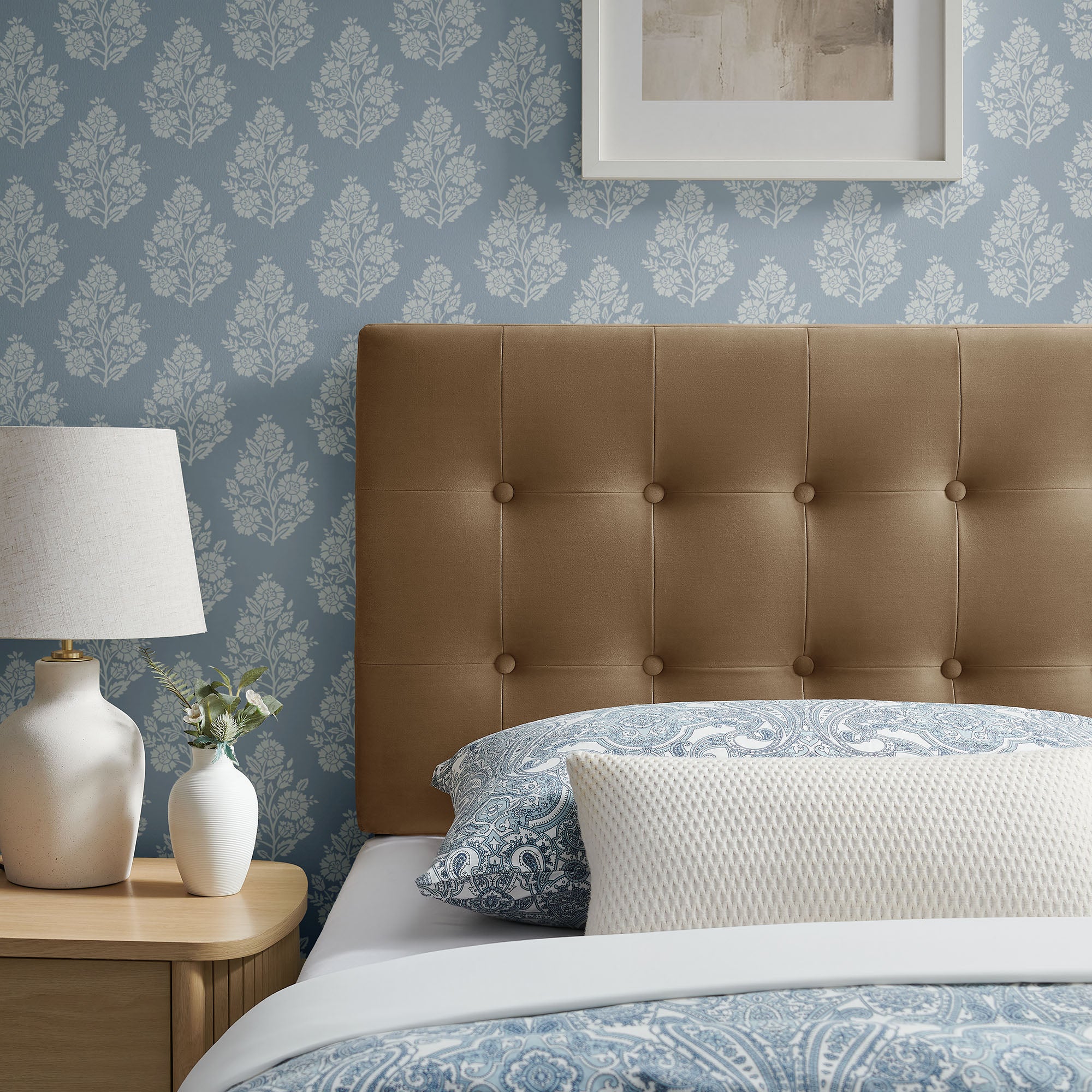 Emily Stain-Resistant Performance Velvet Headboard