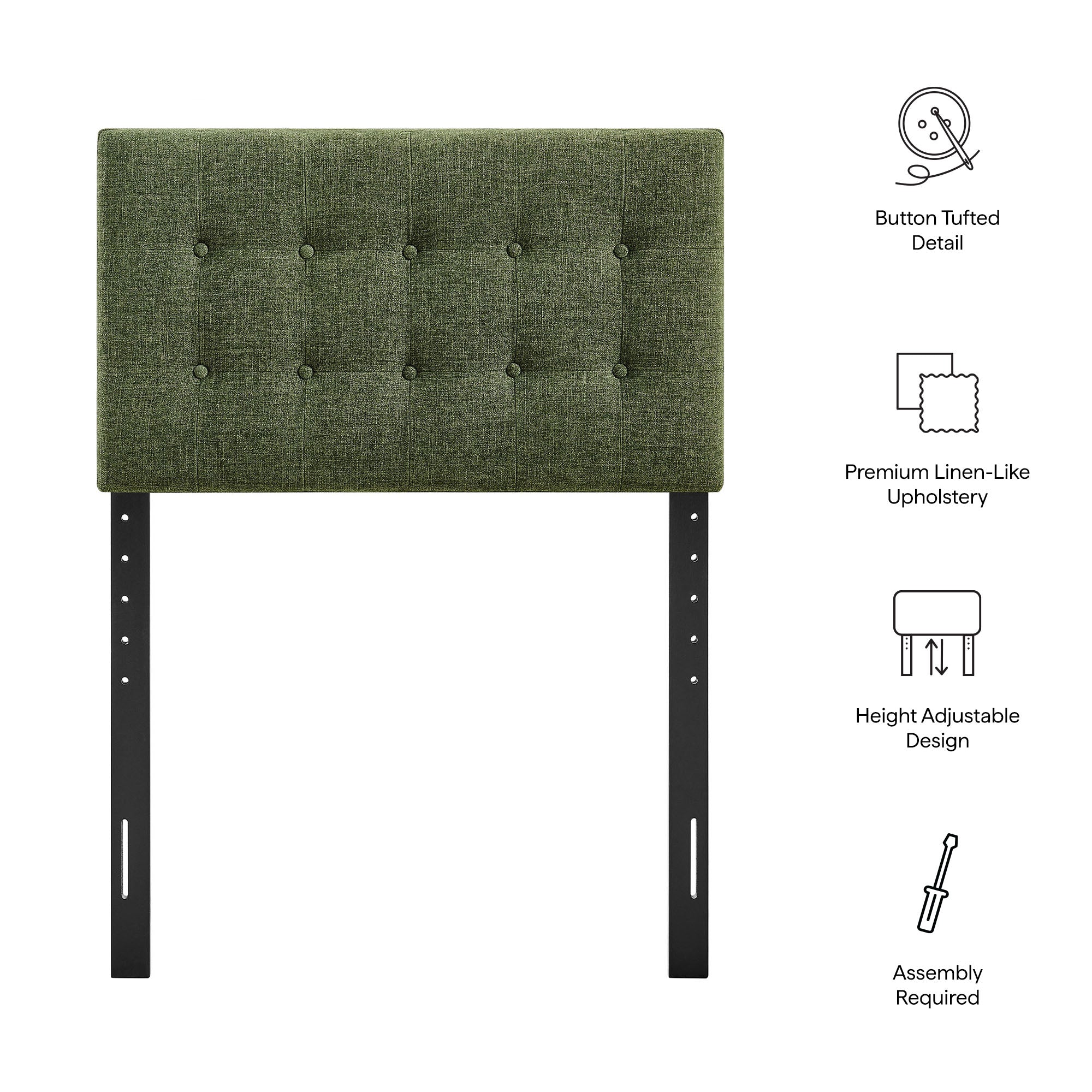 Emily Fabric Upholstered Headboard