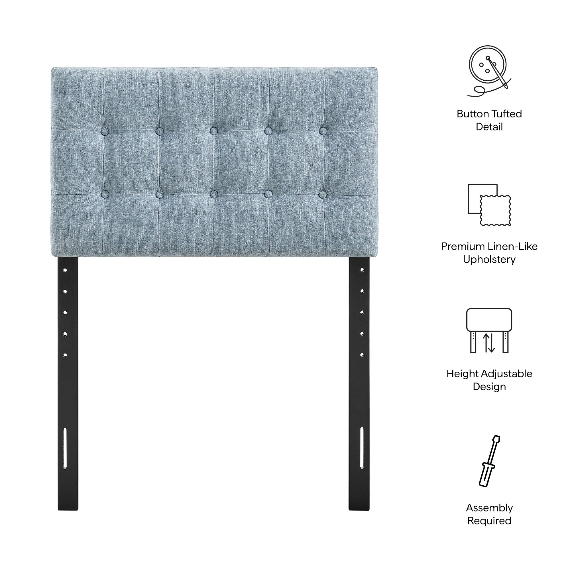 Emily Fabric Upholstered Headboard