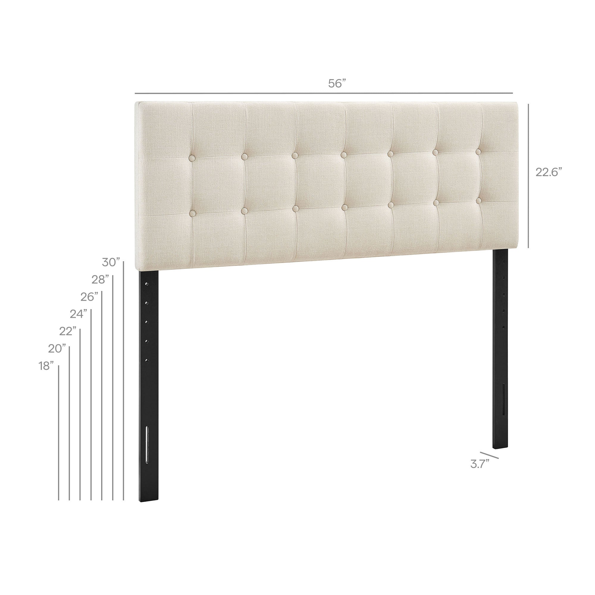 Emily Fabric Upholstered Headboard