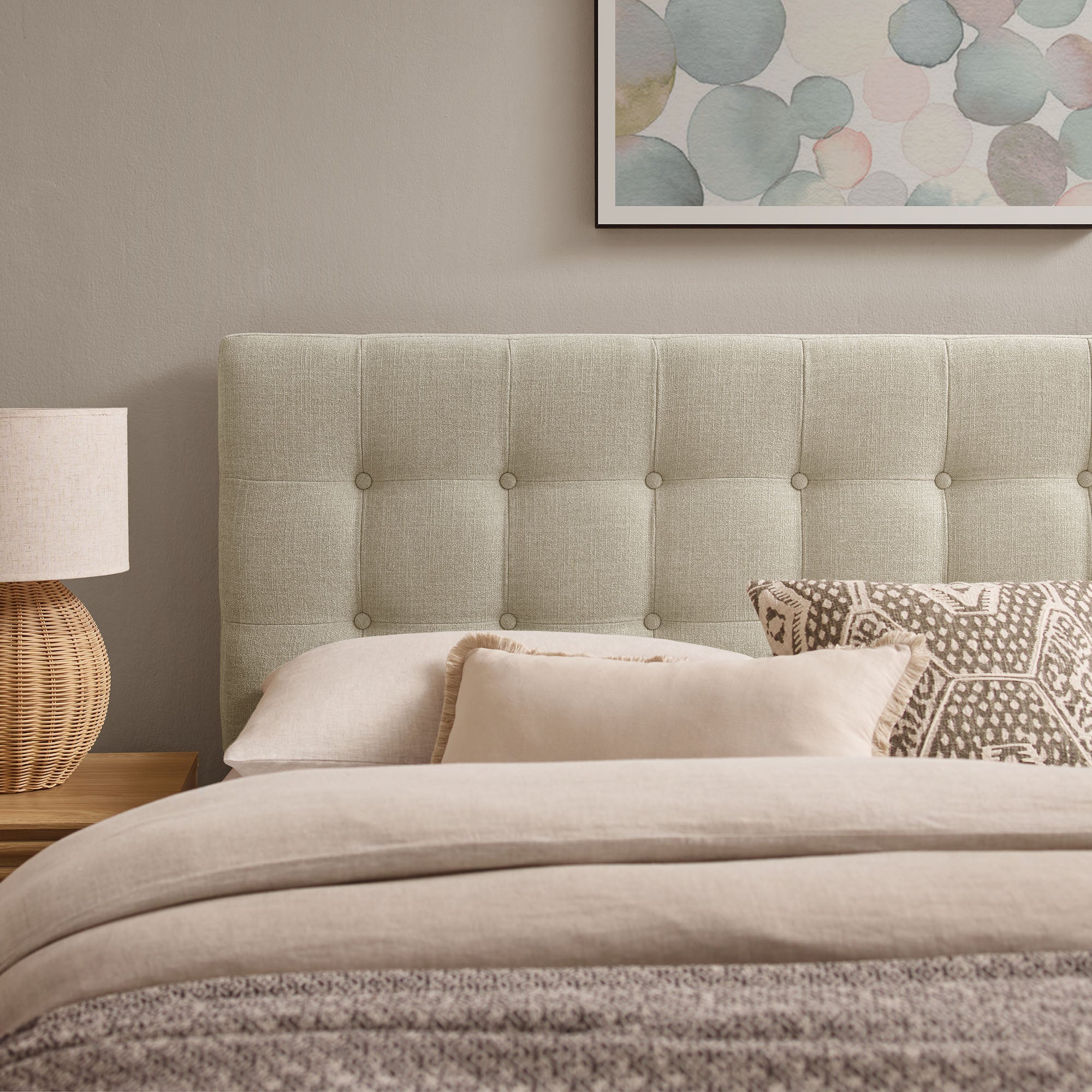 Emily Fabric Upholstered Headboard