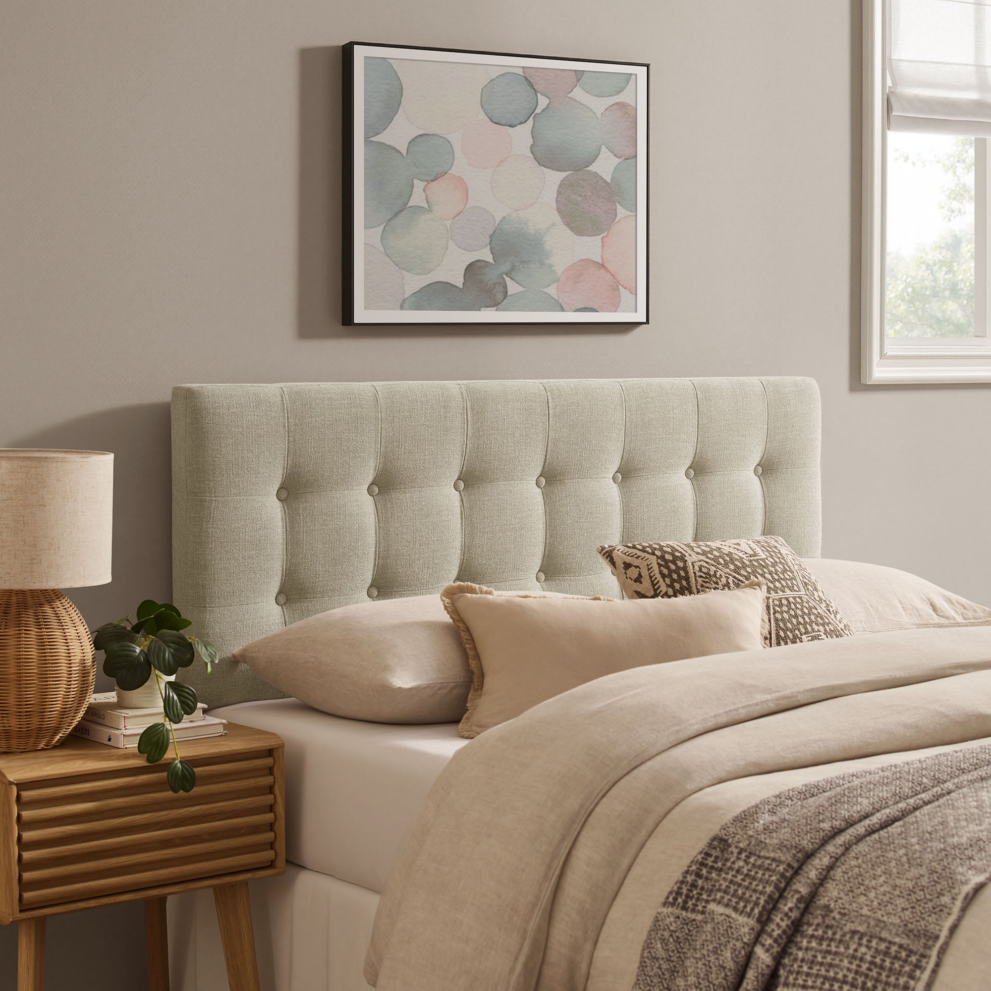 Emily Fabric Upholstered Headboard