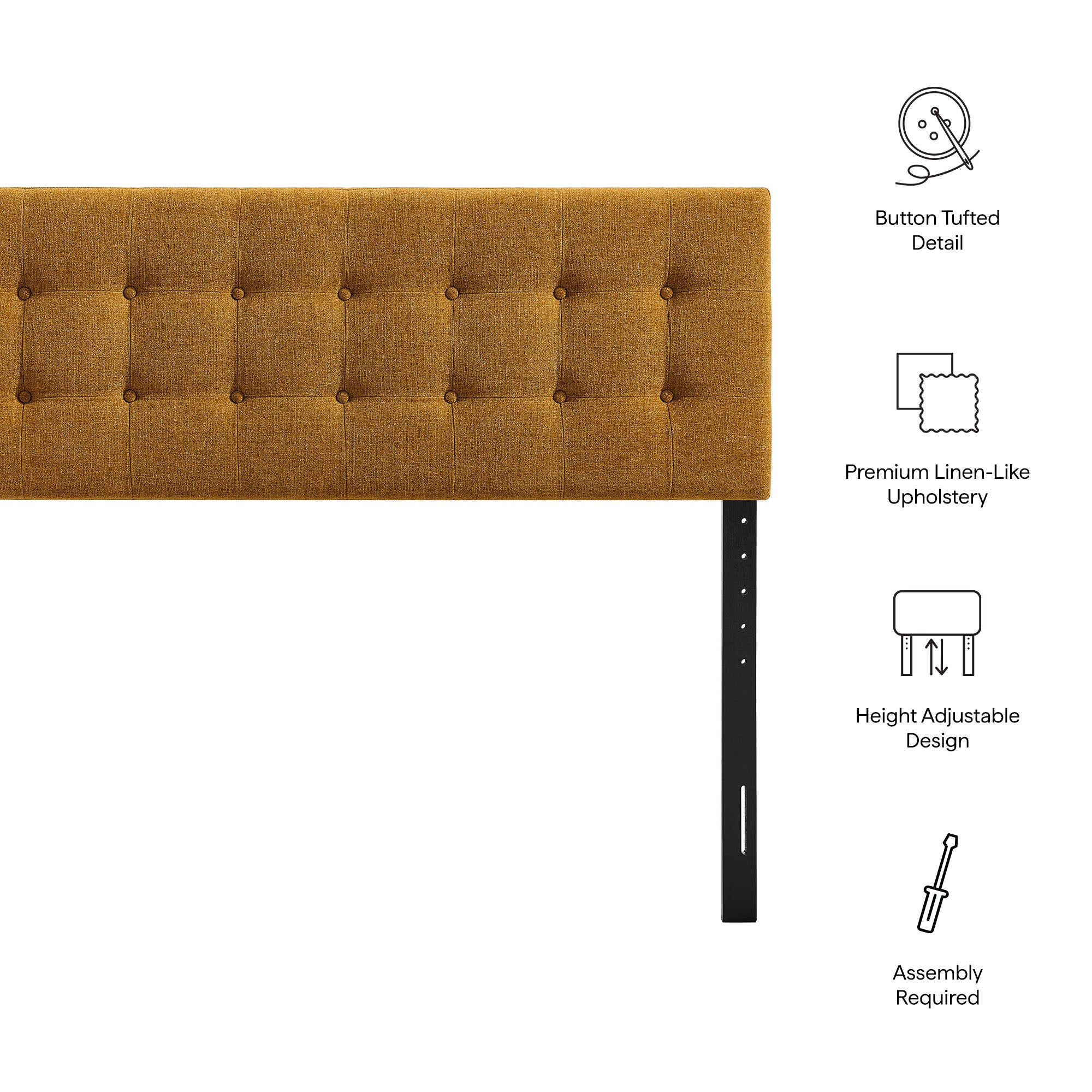 Emily Fabric Upholstered Headboard