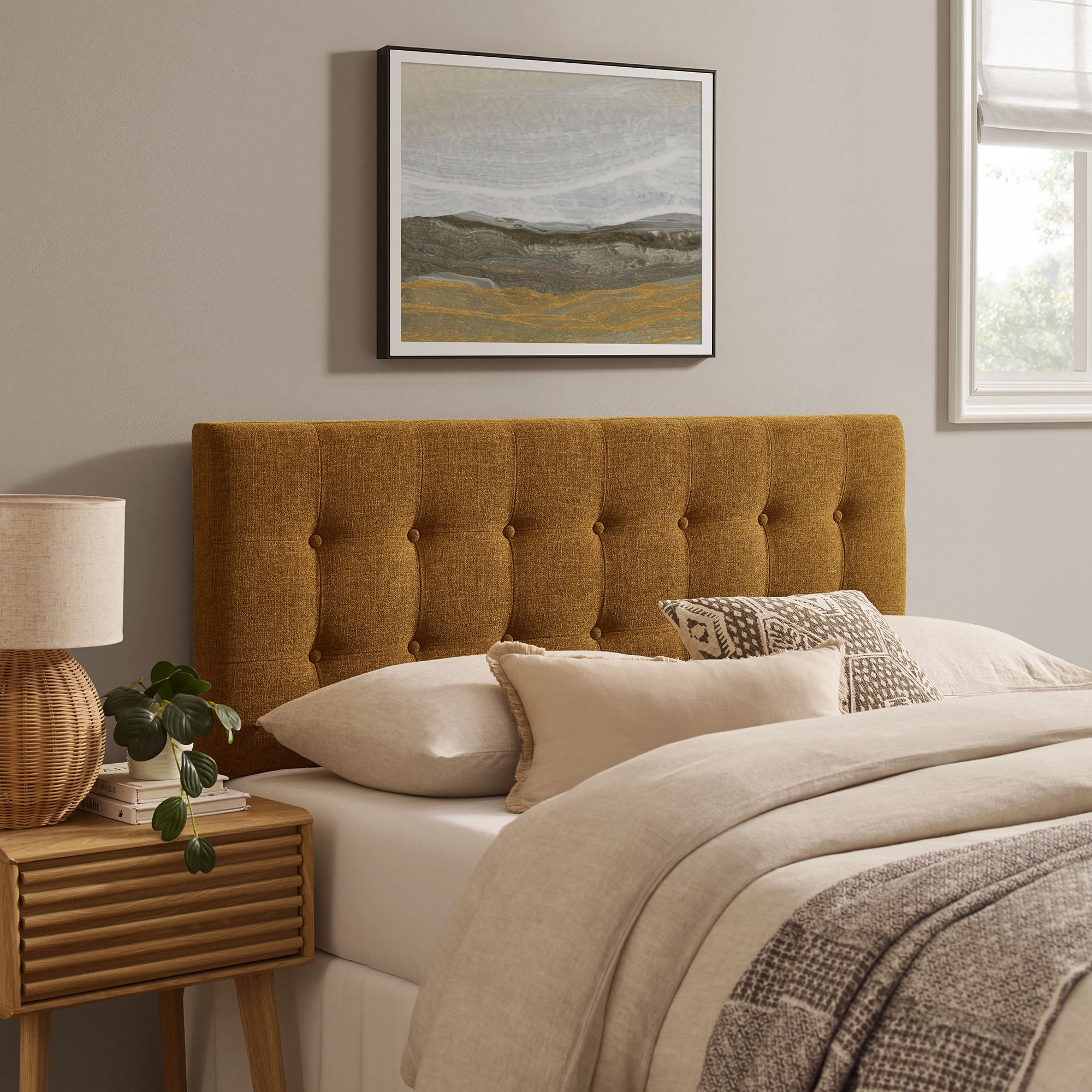 Emily Fabric Upholstered Headboard
