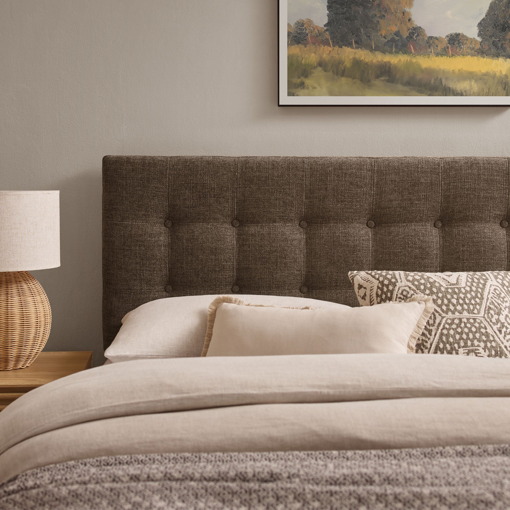Emily Fabric Upholstered Headboard