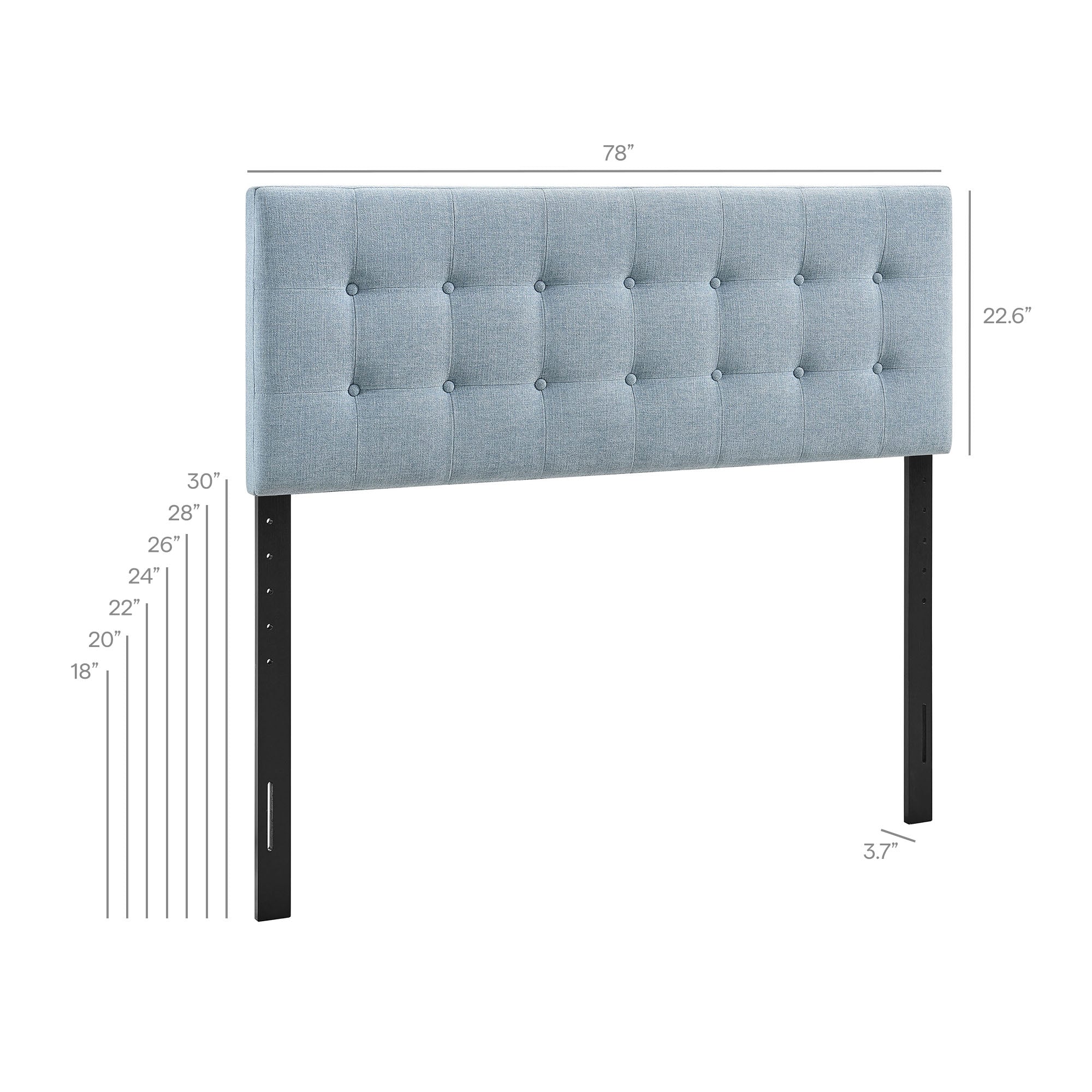 Emily Fabric Upholstered Headboard
