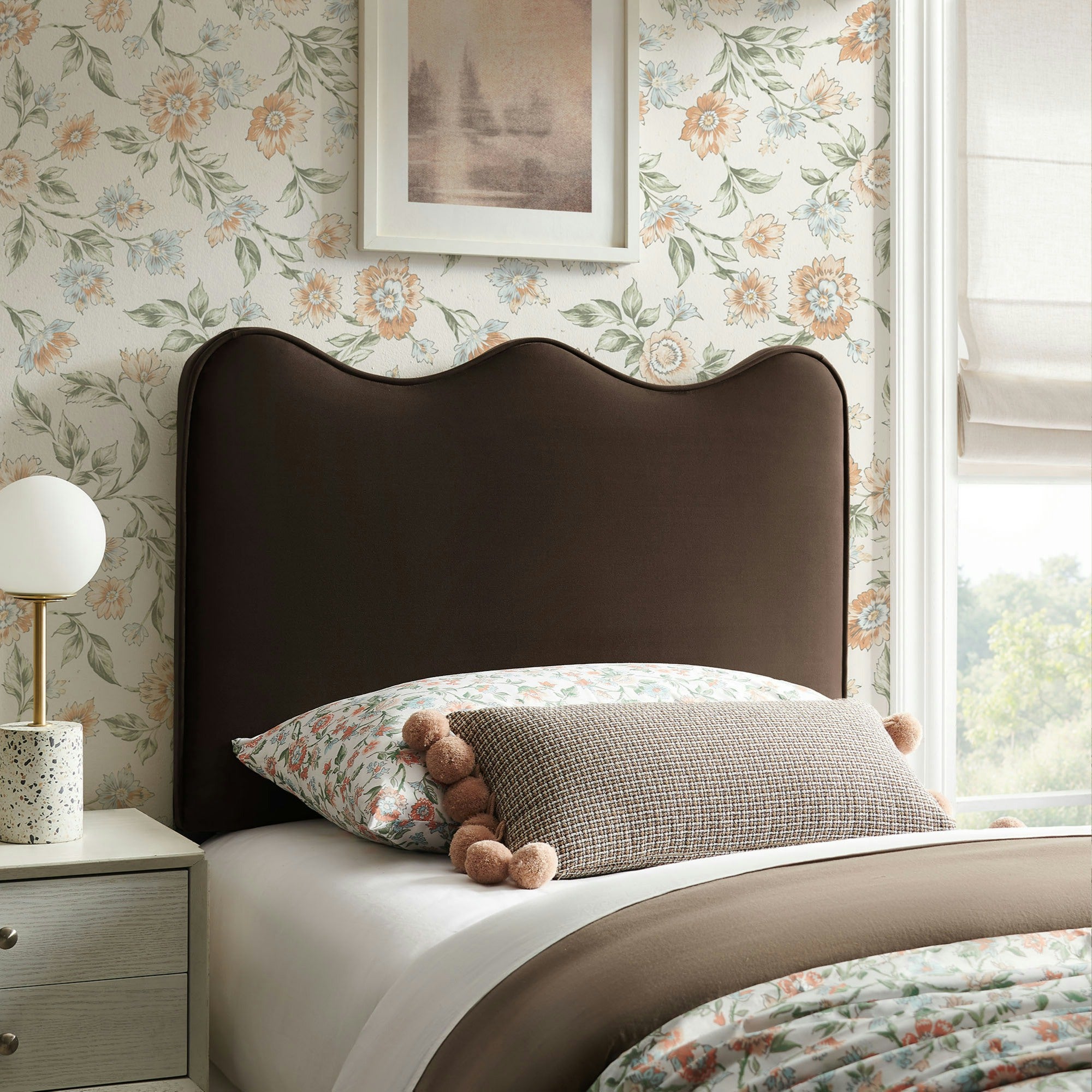 Athena Stain-Resistant Performance Velvet Headboard