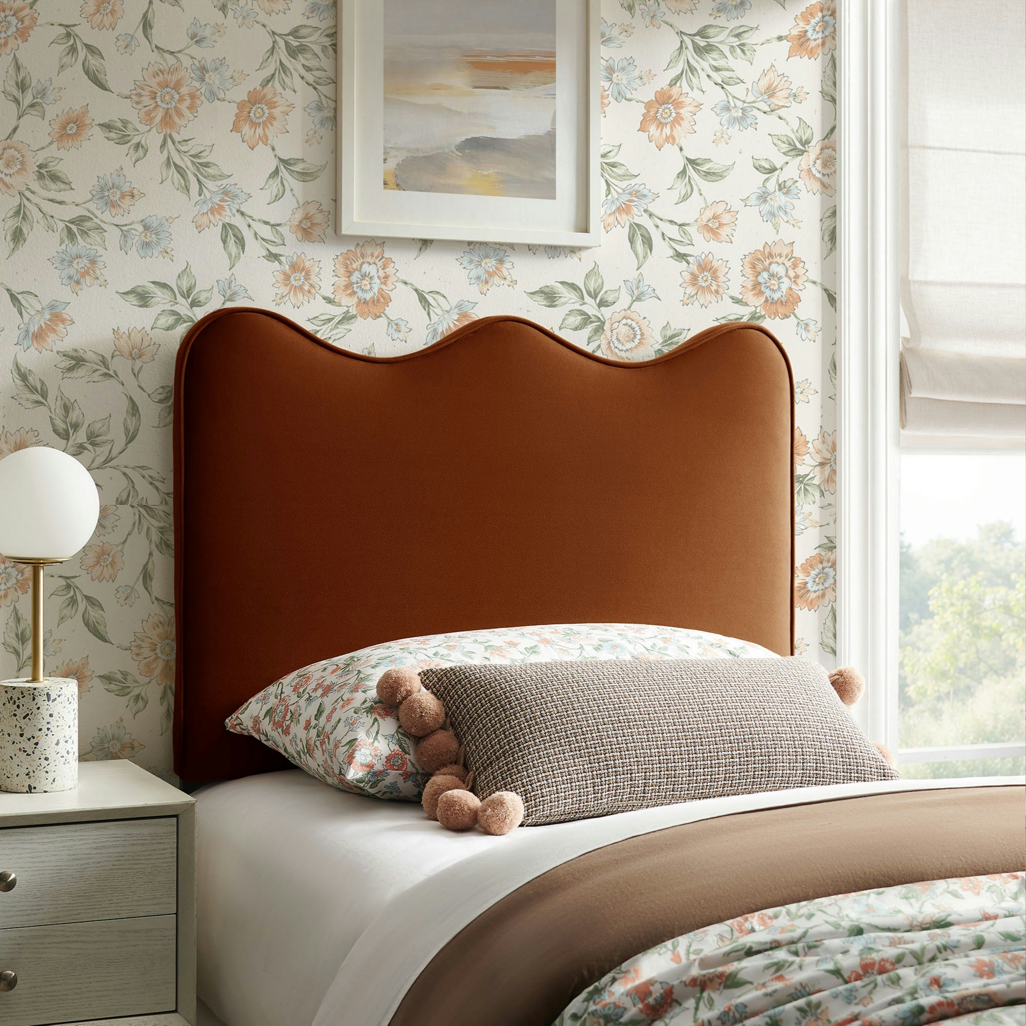 Athena Stain-Resistant Performance Velvet Headboard