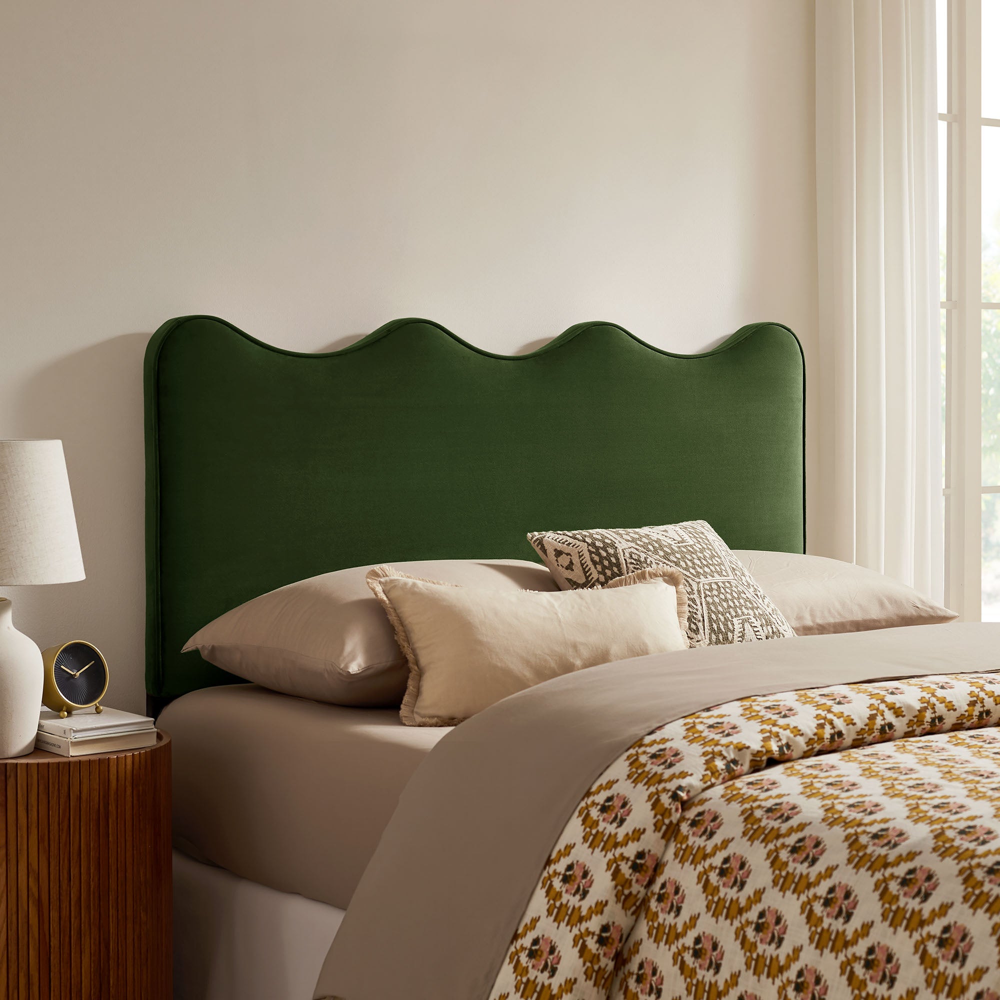 Athena Stain-Resistant Performance Velvet Headboard