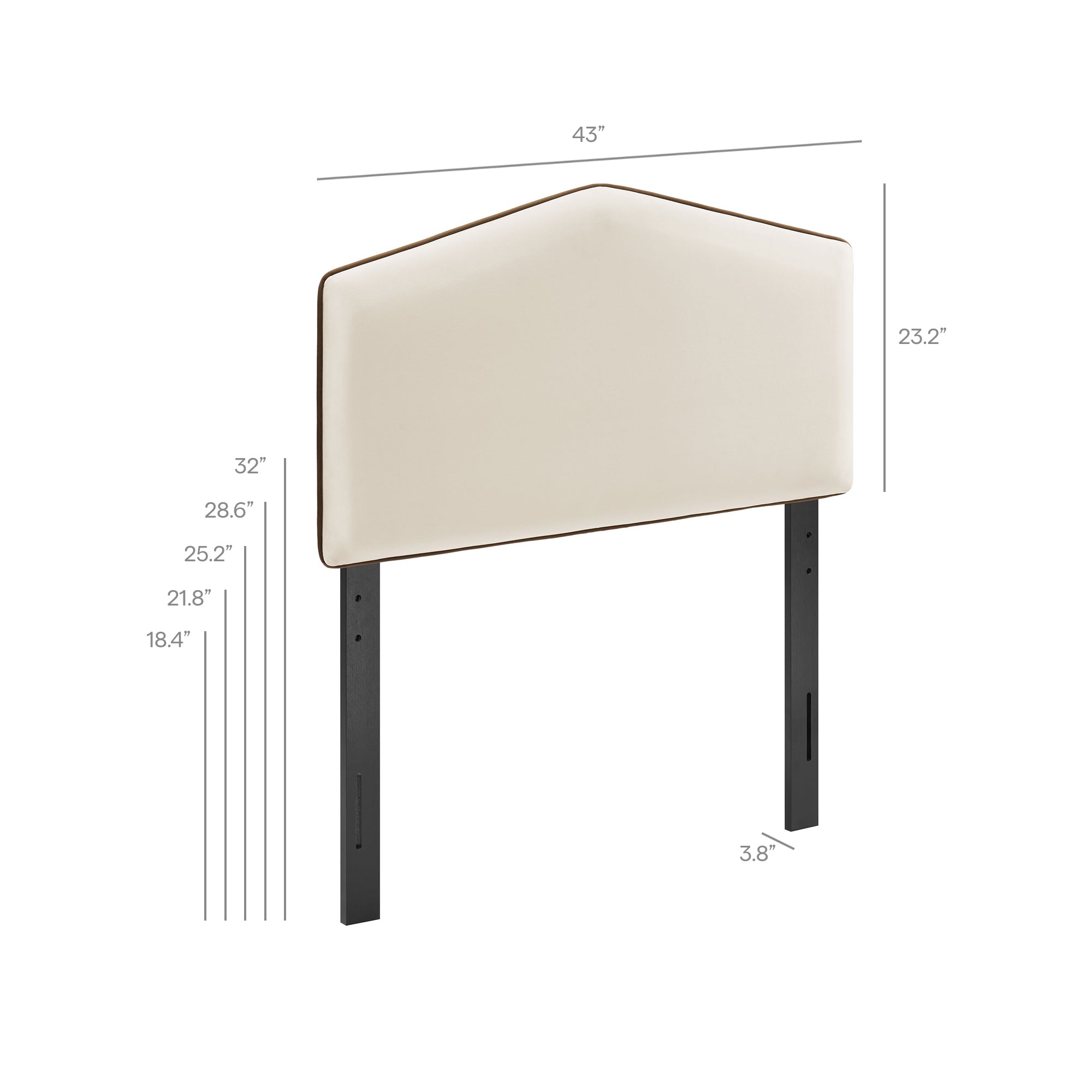 Cosette Performance Velvet Size Headboard