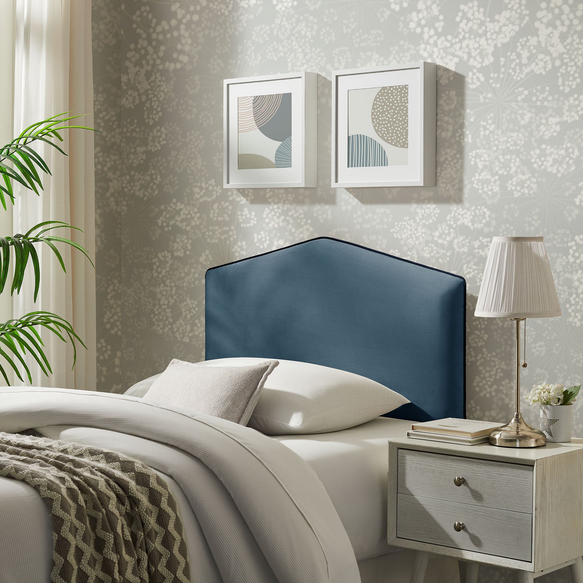 Cosette Performance Velvet Size Headboard