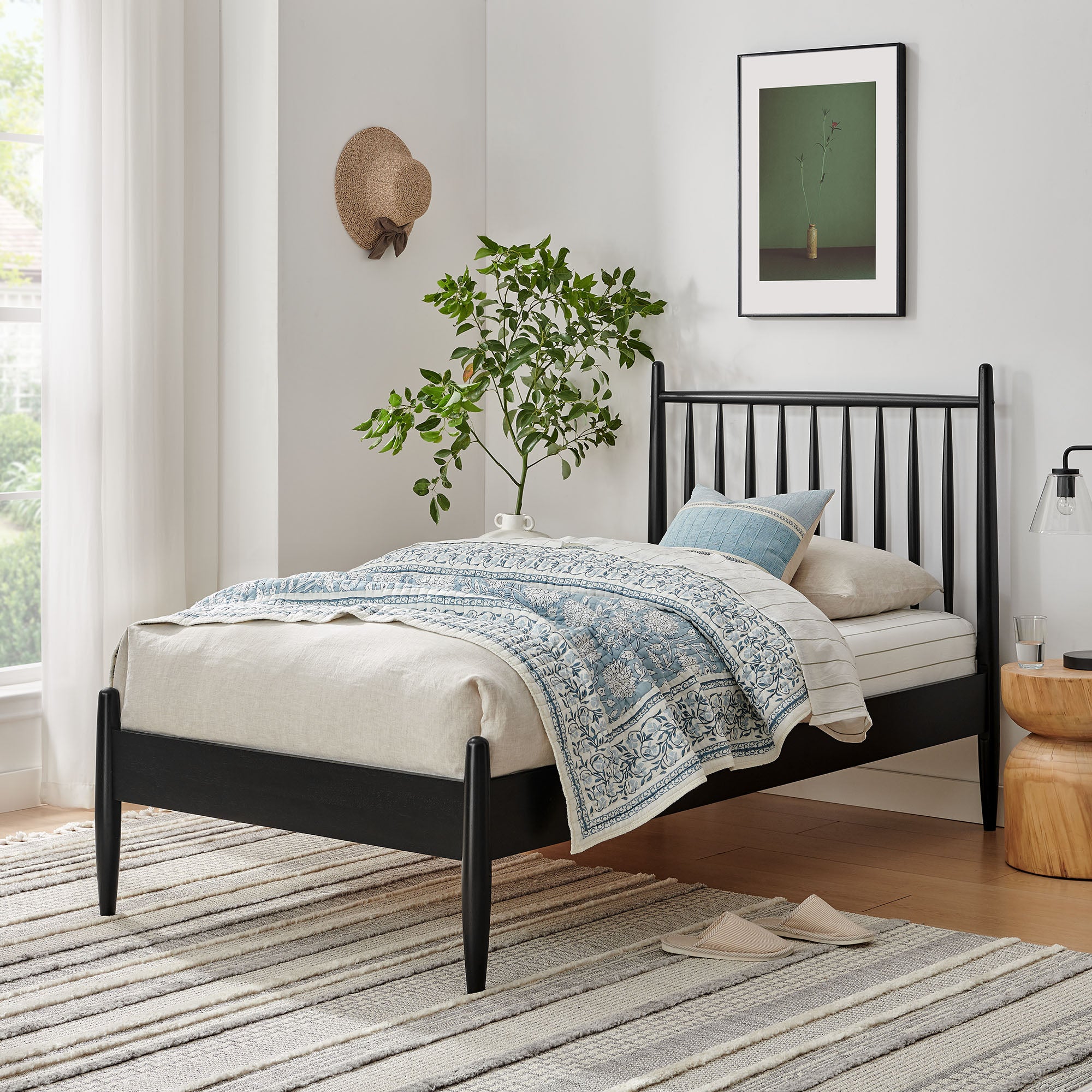 Zane Spindle Bed Frame