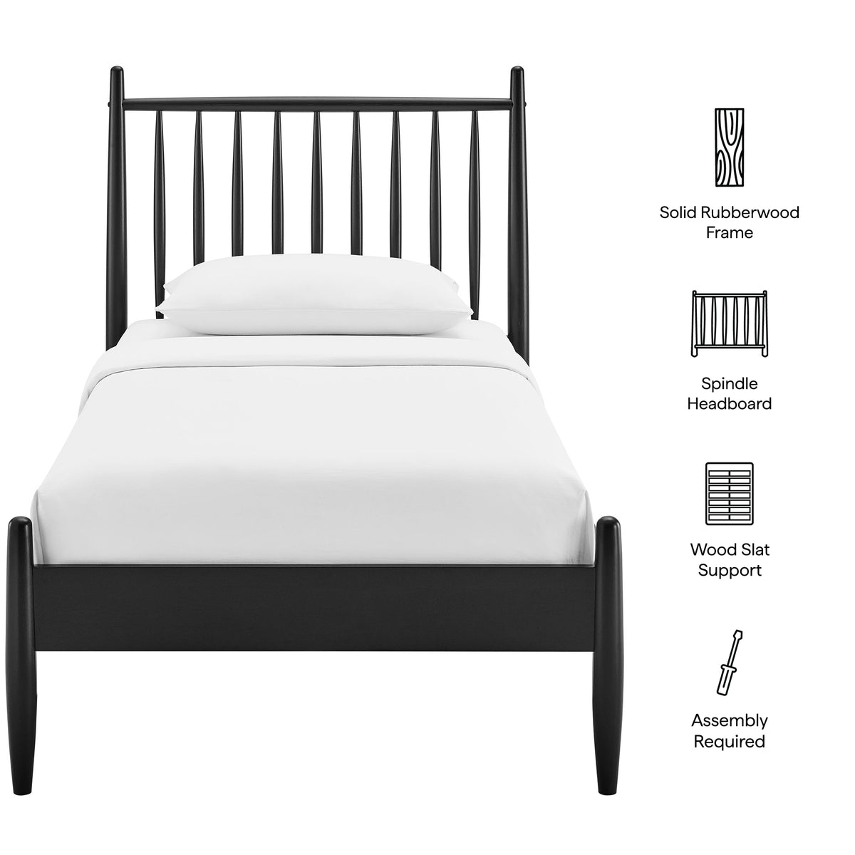Zane Spindle Bed Frame