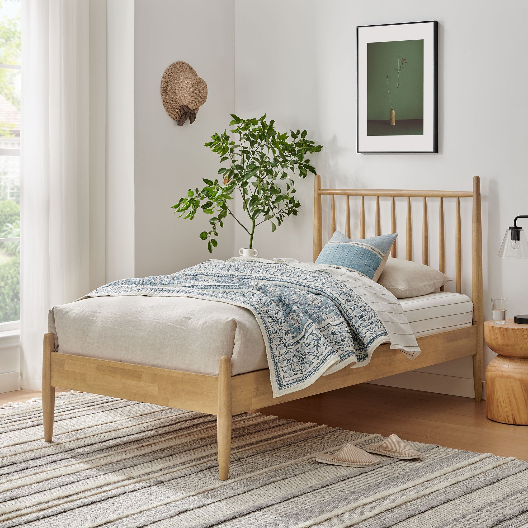 Zane Spindle Bed Frame