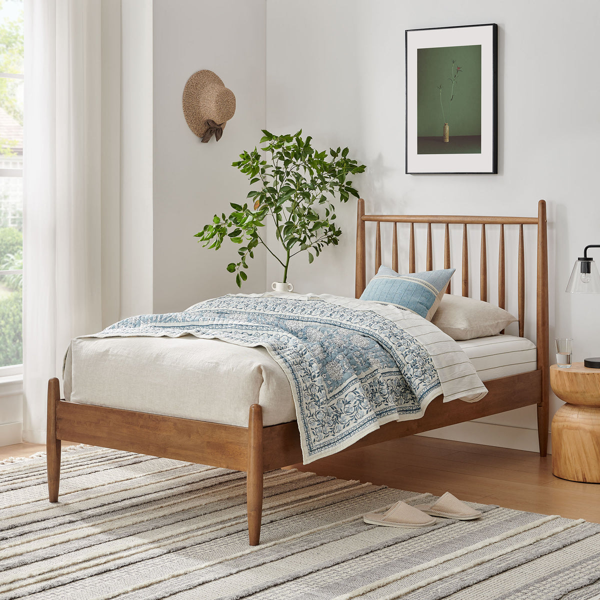 Zane Spindle Bed Frame