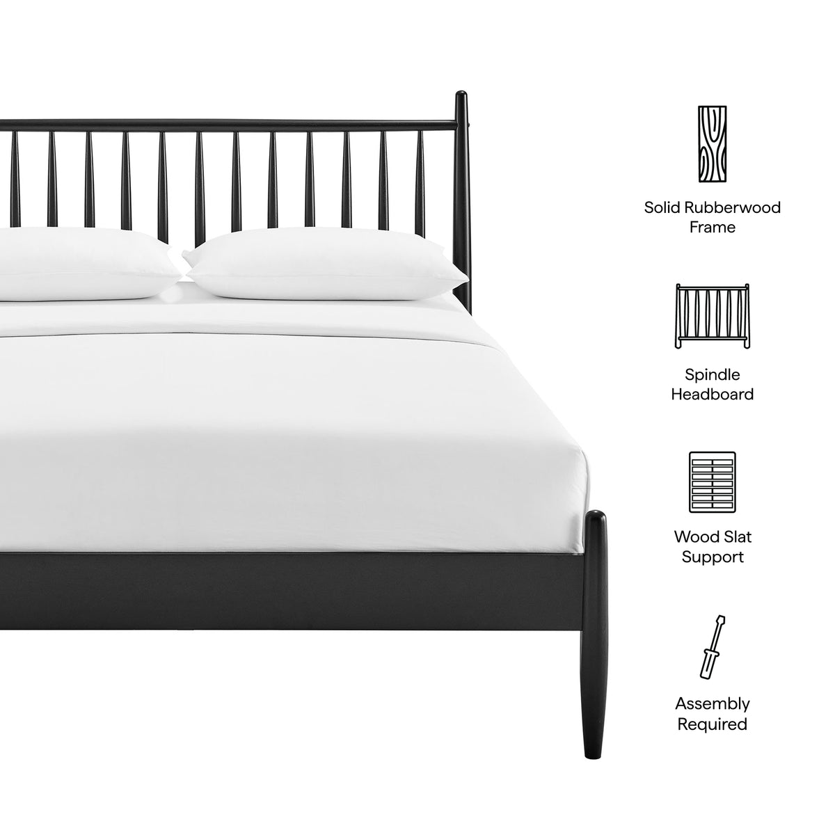 Zane Spindle Bed Frame