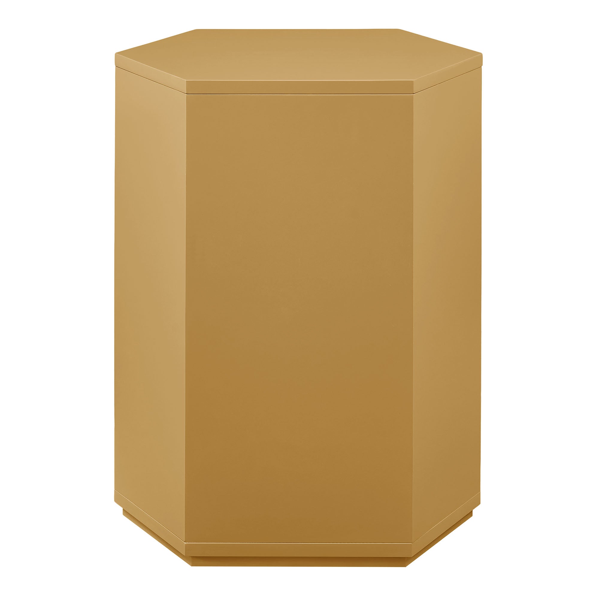 Kade Faceted Semi-Gloss Side Table