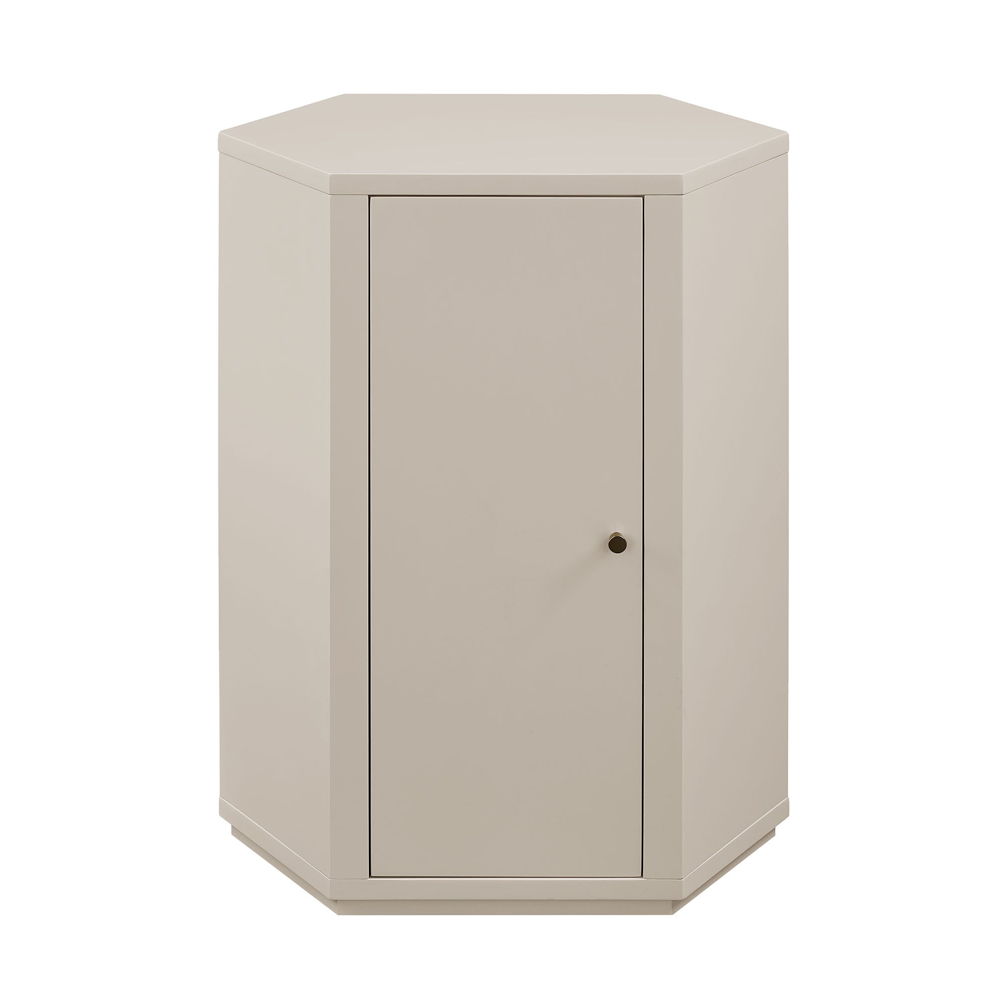 Kade Faceted Semi-Gloss Side Table