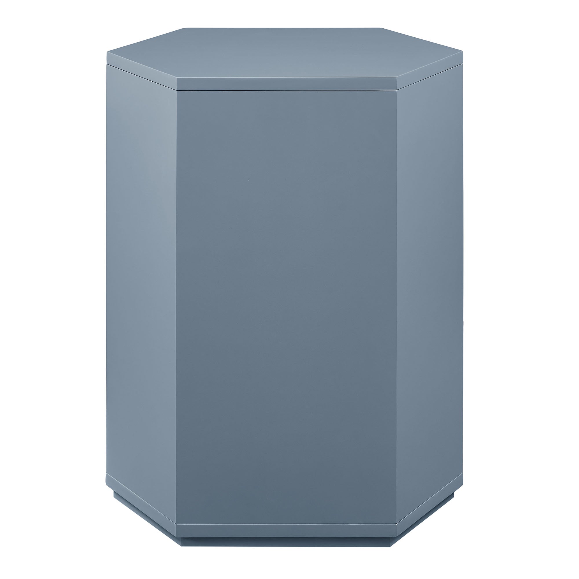 Kade Faceted Semi-Gloss Side Table