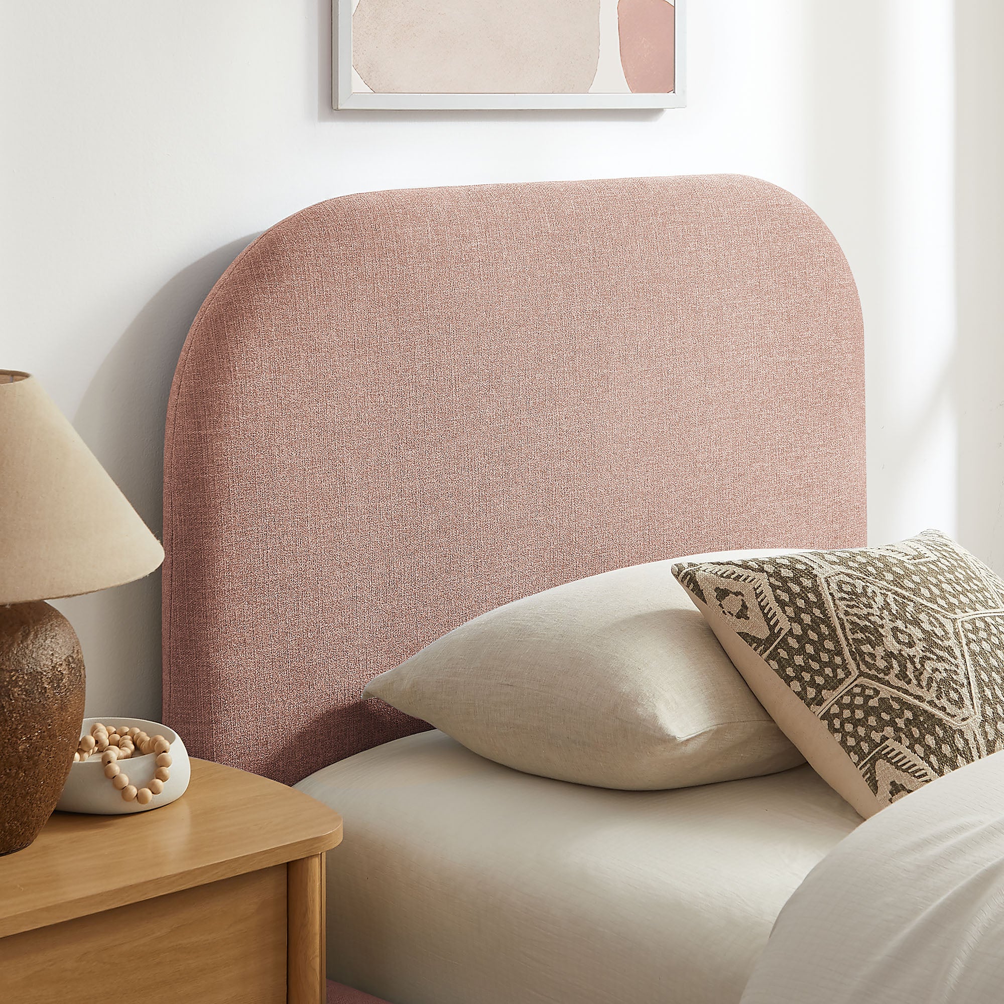 Keynote Fabric Upholstered Storage Platform Bed Frame