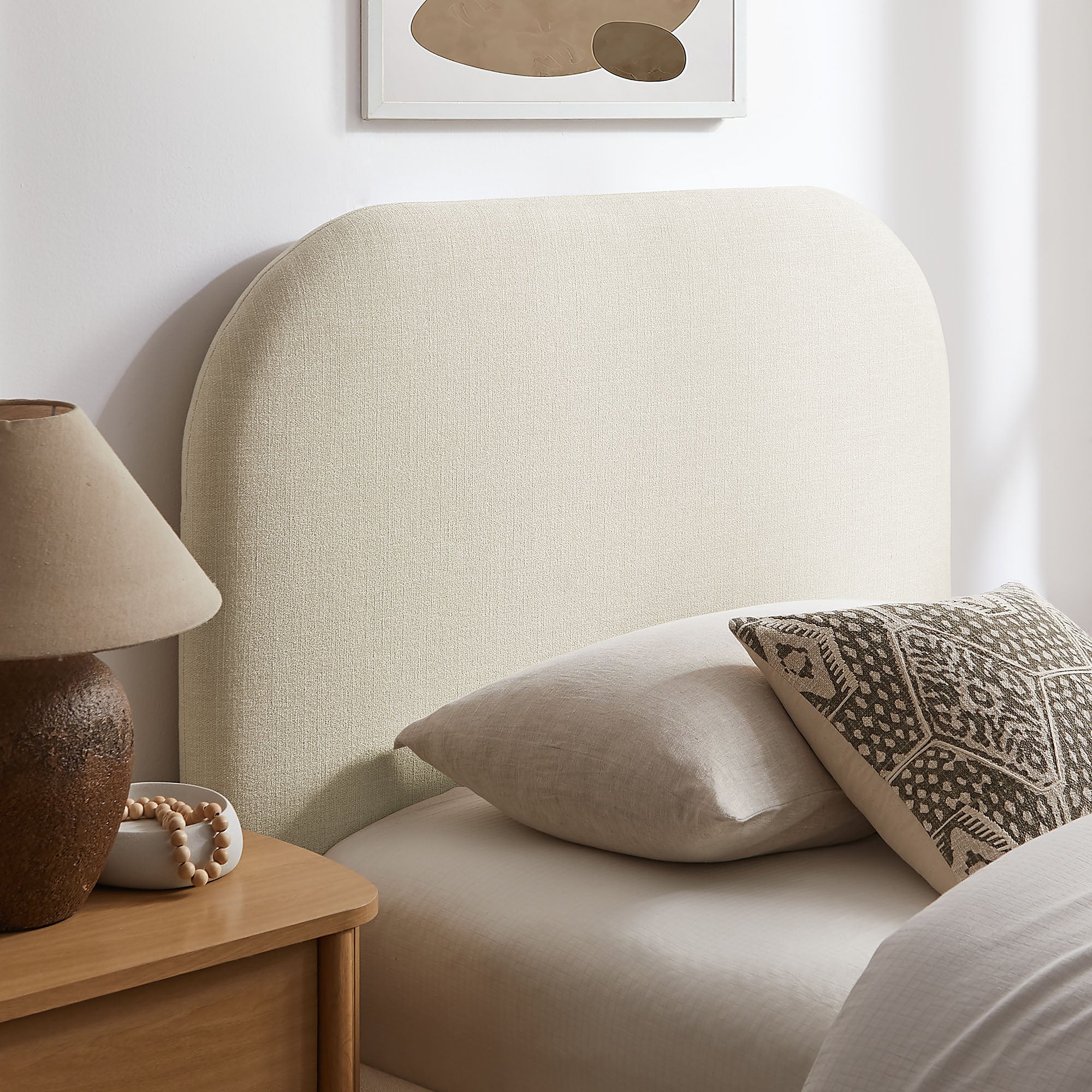 Keynote Fabric Upholstered Storage Platform Bed Frame