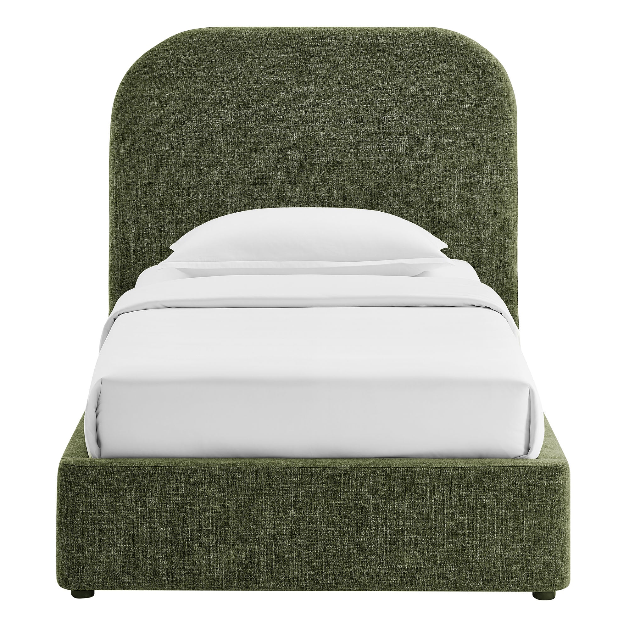 Keynote Fabric Upholstered Storage Platform Bed Frame
