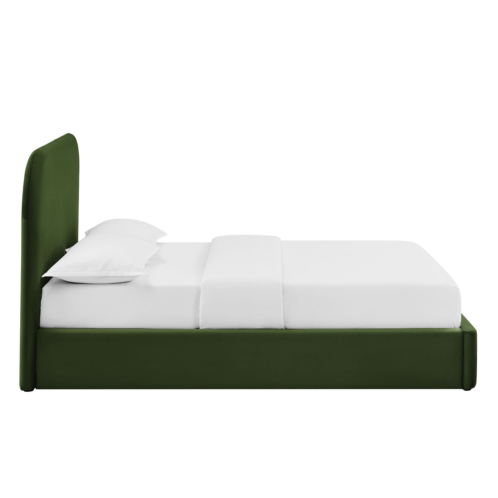 Keynote Performance Velvet Storage Platform Bed Frame