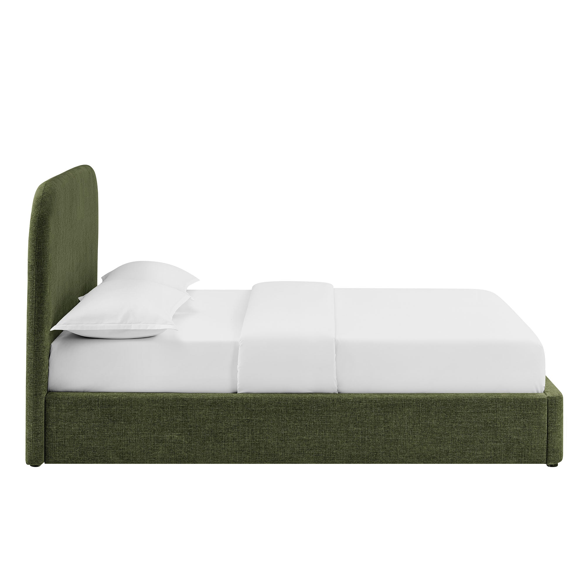 Keynote Fabric Upholstered Storage Platform Bed Frame