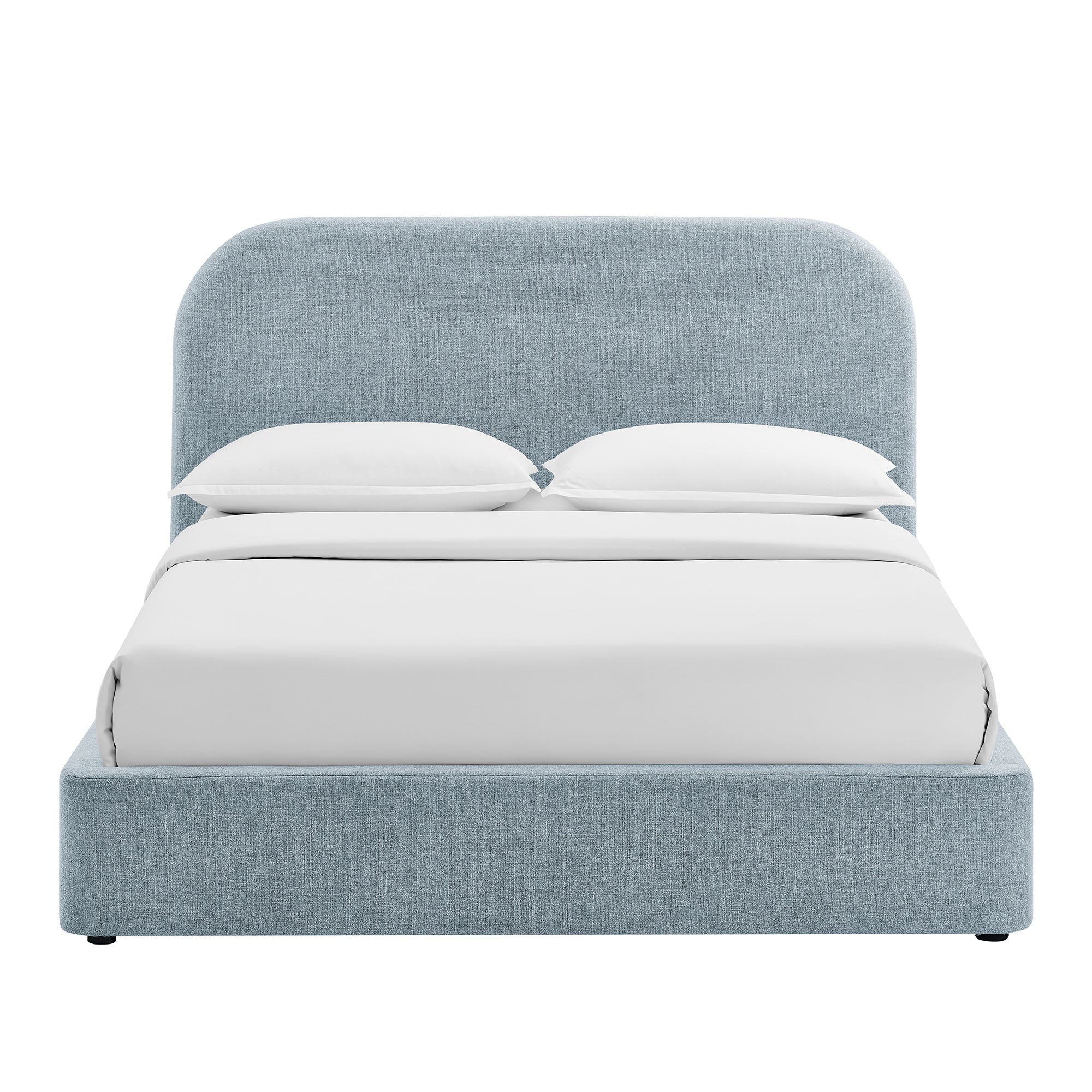 Keynote Fabric Upholstered Storage Platform Bed Frame